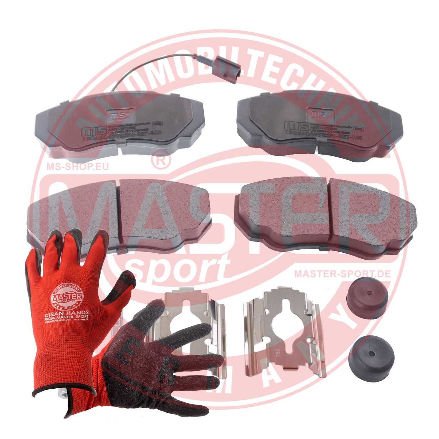 Brake Pad Set, disc brake (13046049782N-SET-MSP)