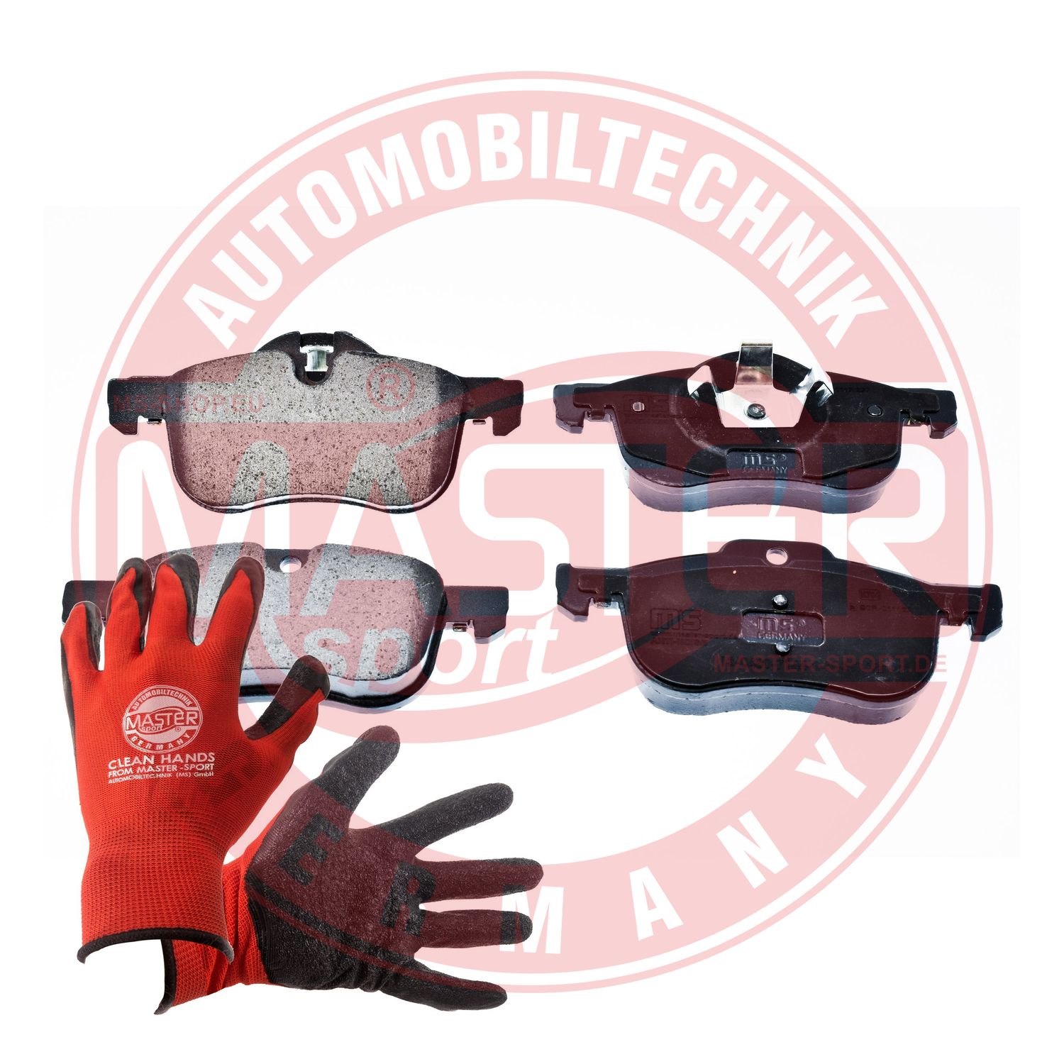 Brake Pad Set, disc brake (13046071442N-SET-MSP)