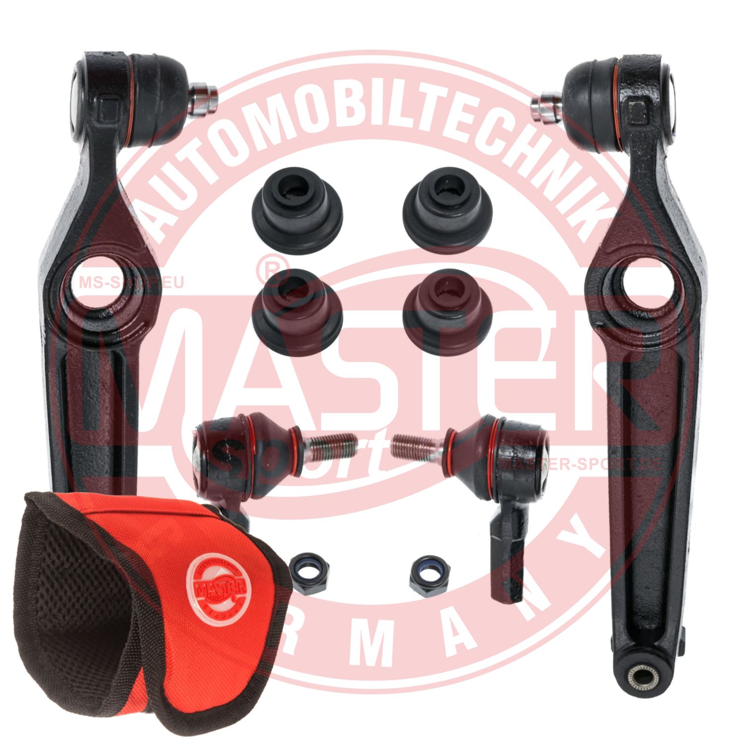 Control/Trailing Arm Kit, wheel suspension (36938/2-KIT-MSM)