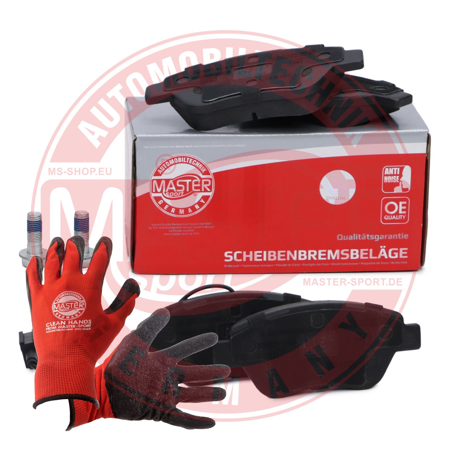 Brake Pad Set, disc brake (13046038182T-SET-MSP)