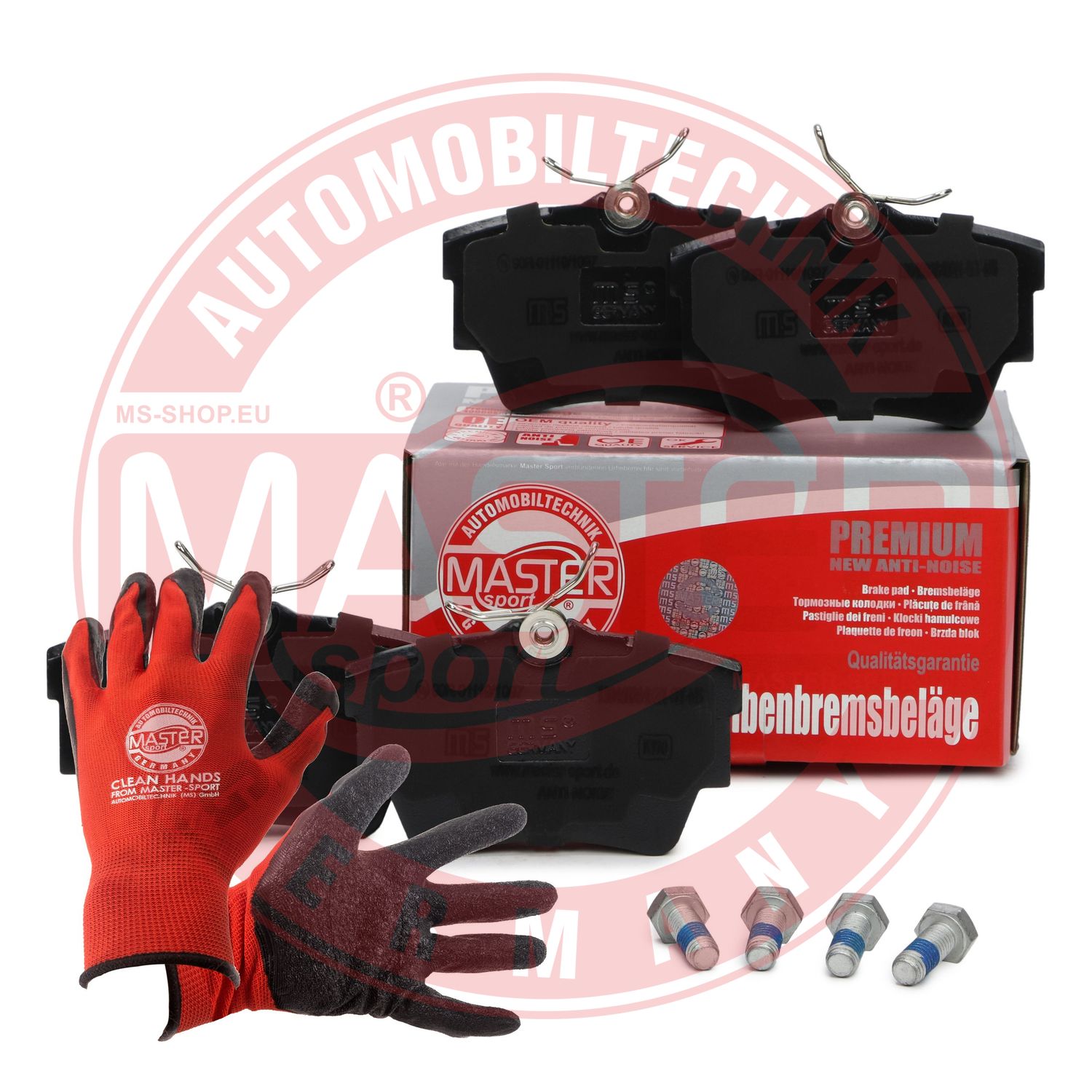 Brake Pad Set, disc brake (13046028402N-SET-MSP)