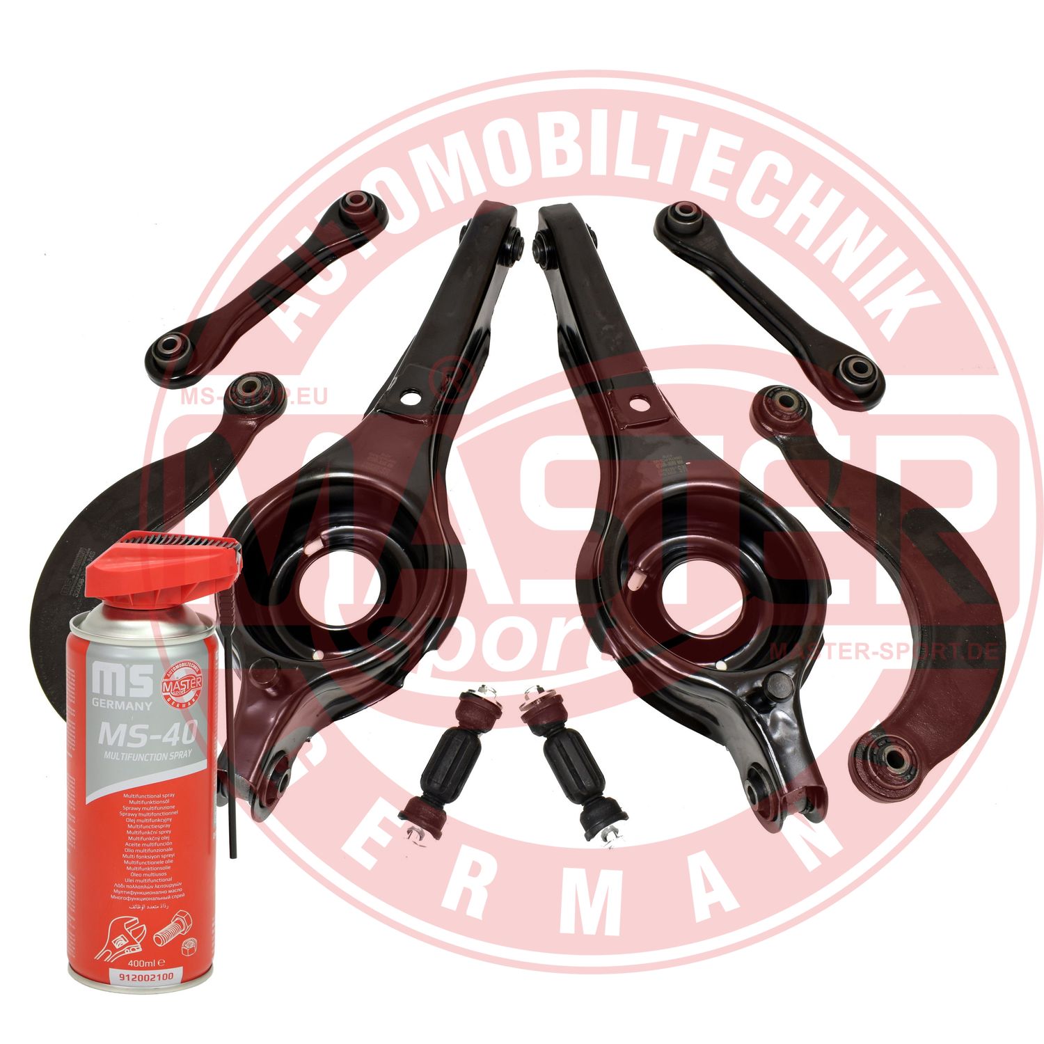 Control/Trailing Arm Kit, wheel suspension (36880-KIT-MSP)