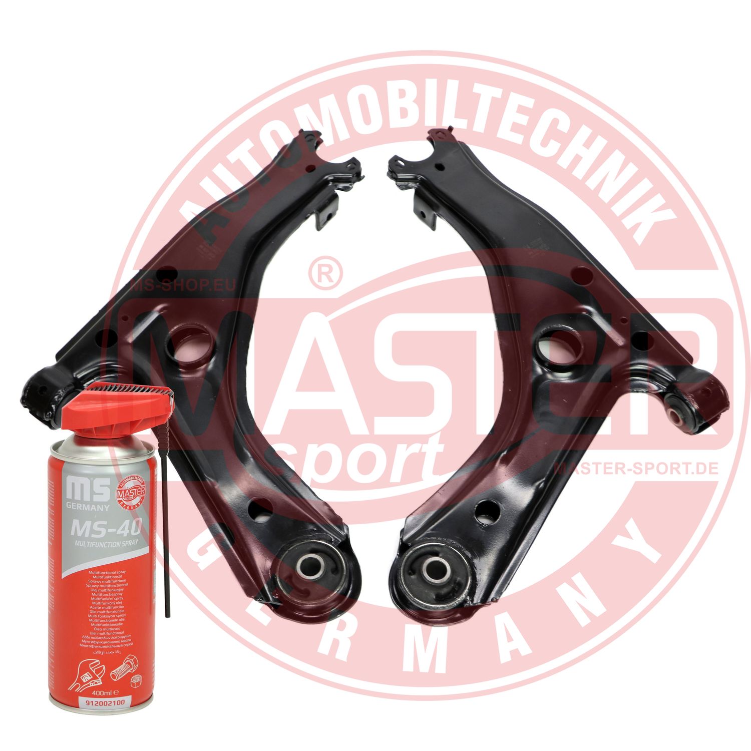 Control/Trailing Arm Kit, wheel suspension (37123-KIT-MSP)