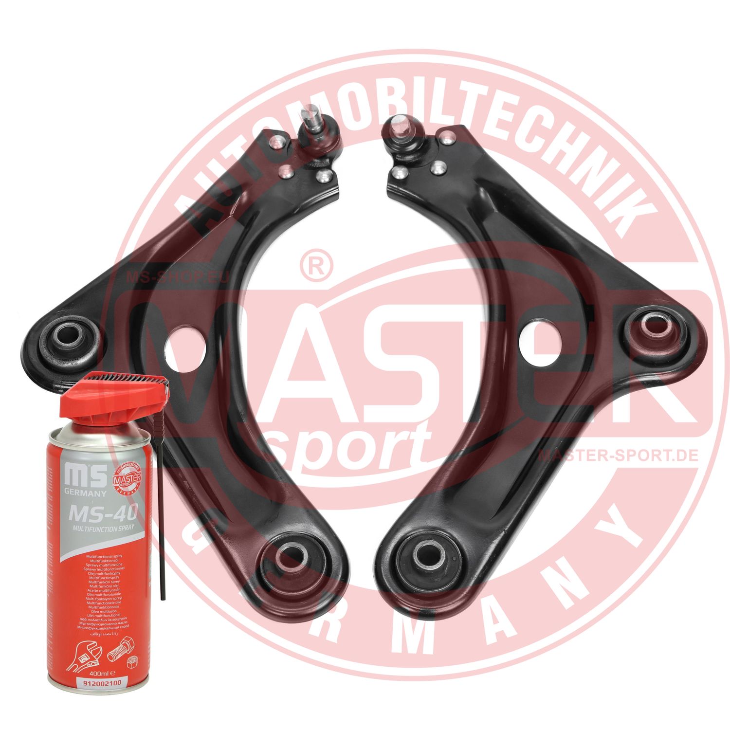 Control/Trailing Arm Kit, wheel suspension (36881/2-KIT-MSP)