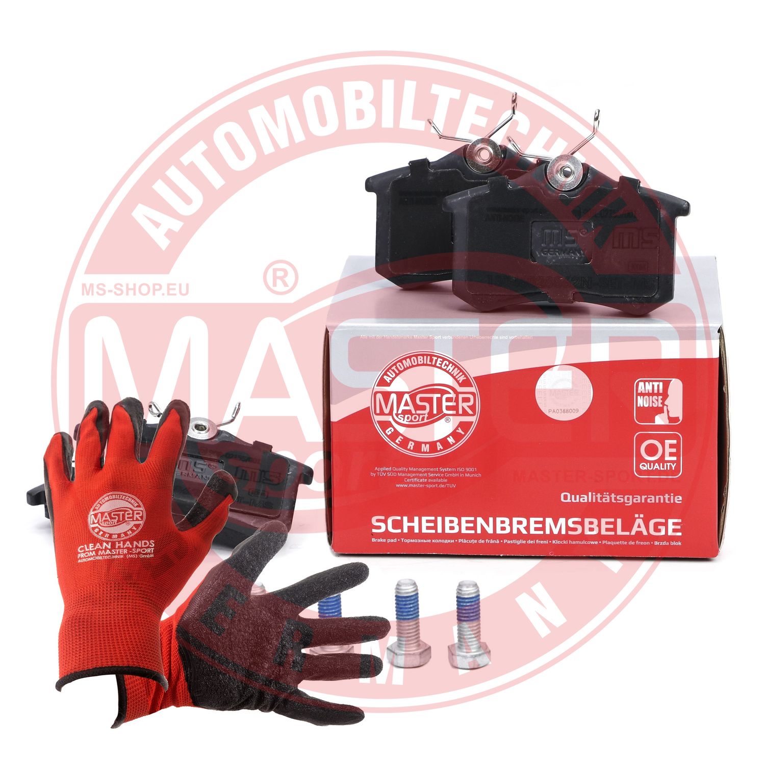 Brake Pad Set, disc brake (13046028862N-SET-MSP)