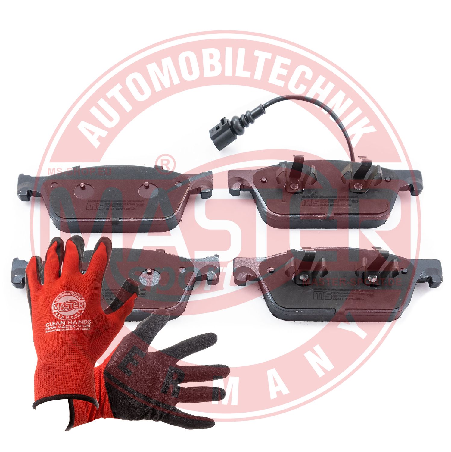 Brake Pad Set, disc brake (13046118872N-SET-MSP)