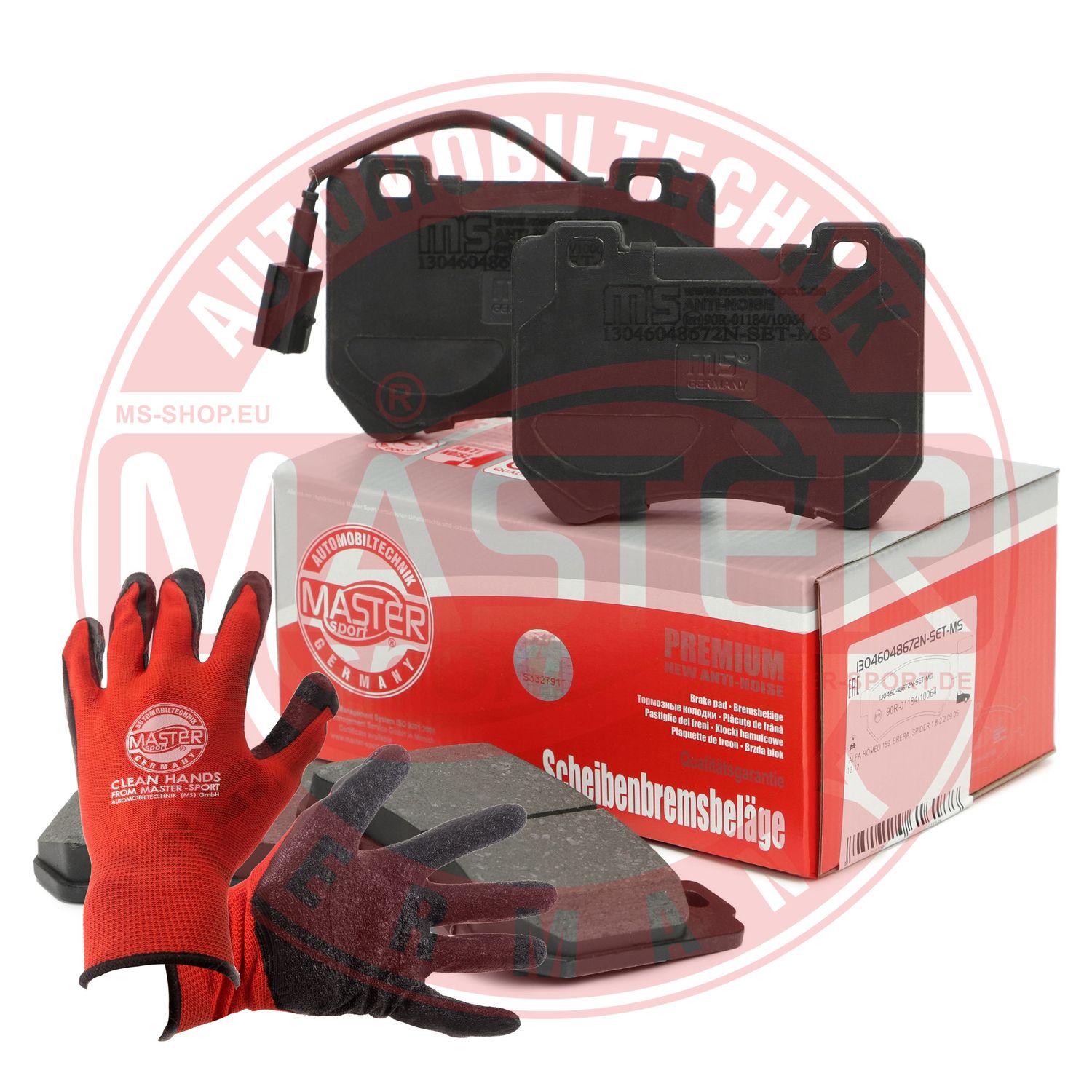 Brake Pad Set, disc brake (13046048672N-SET-MSP)