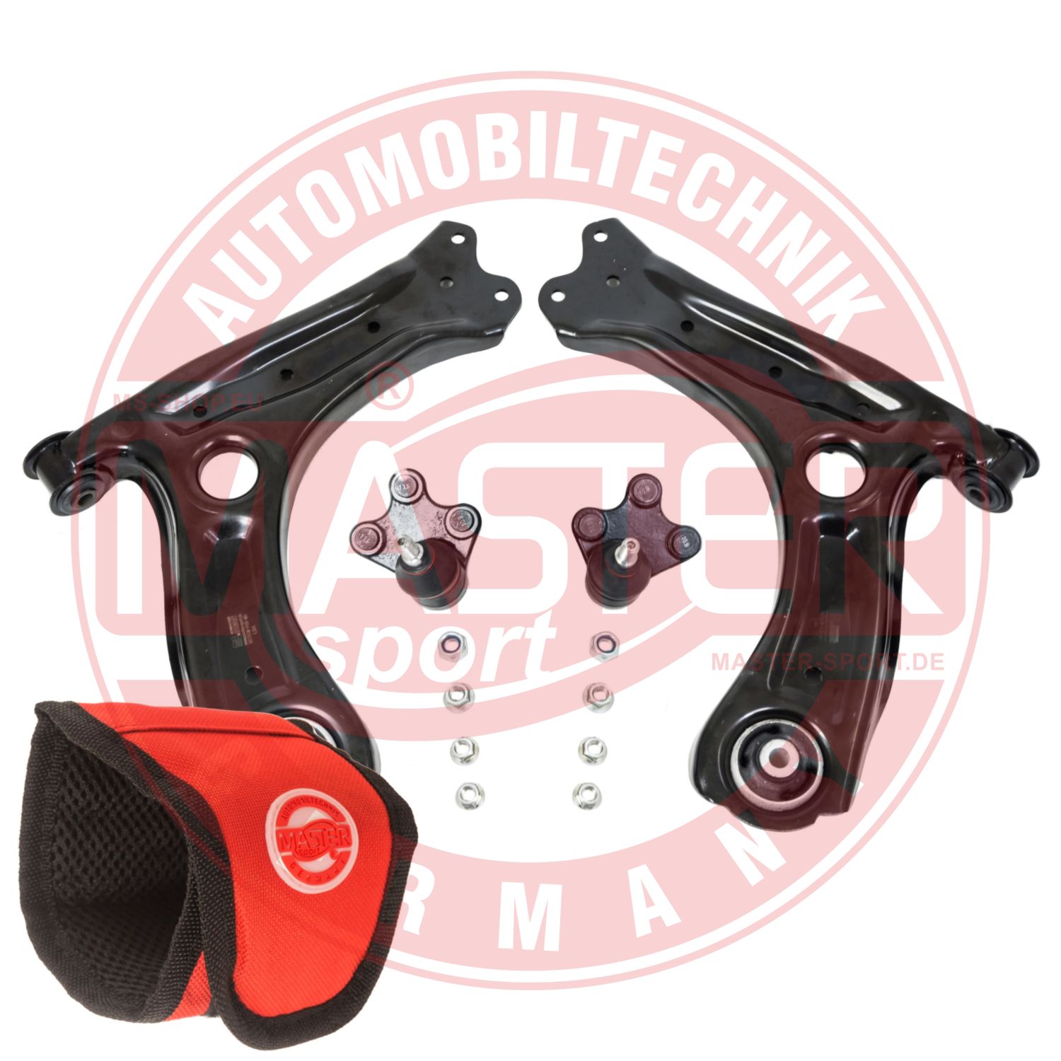 Control/Trailing Arm Kit, wheel suspension (36842/1-SET-MSM)