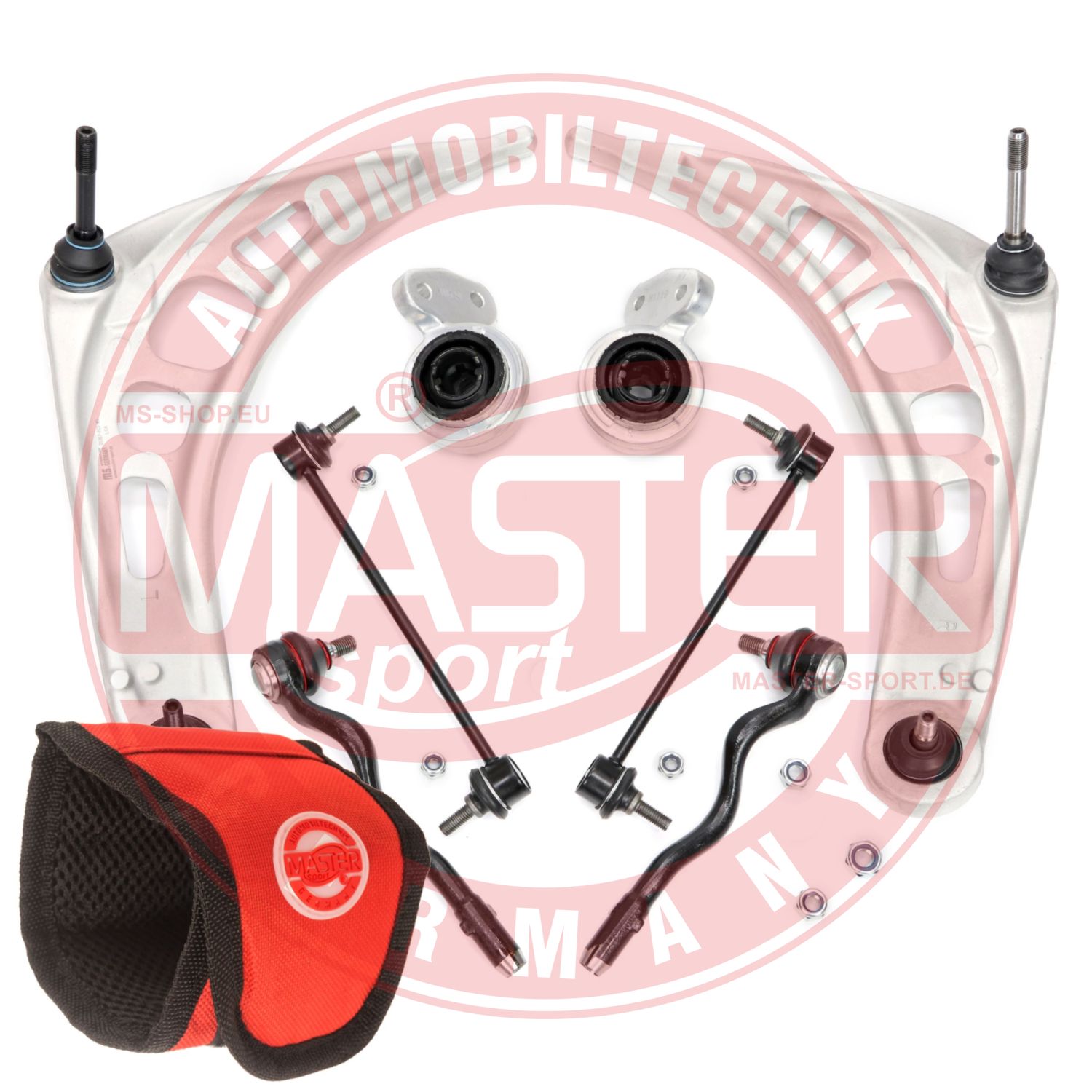 Control/Trailing Arm Kit, wheel suspension (37008-KIT-MSM)