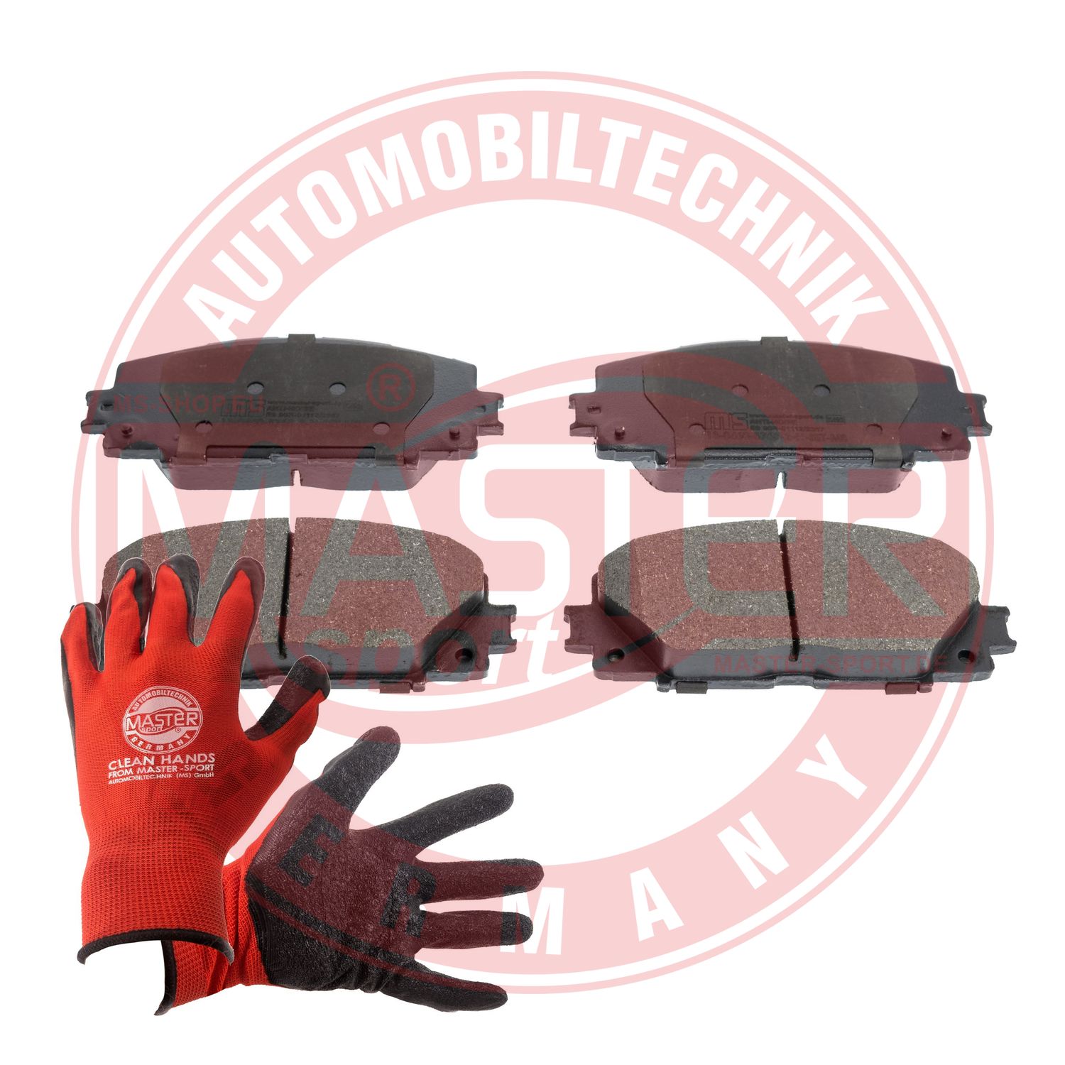 Brake Pad Set, disc brake (13046057682N-SET-MSP)