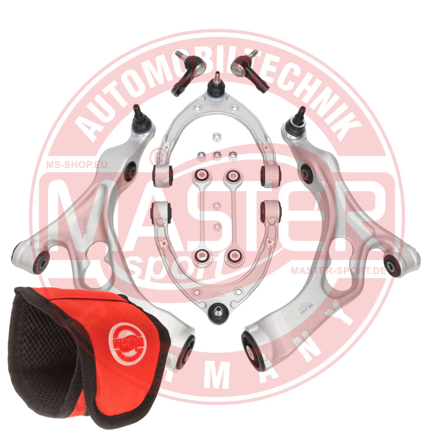 Control/Trailing Arm Kit, wheel suspension (37148/2-KIT-MSM)