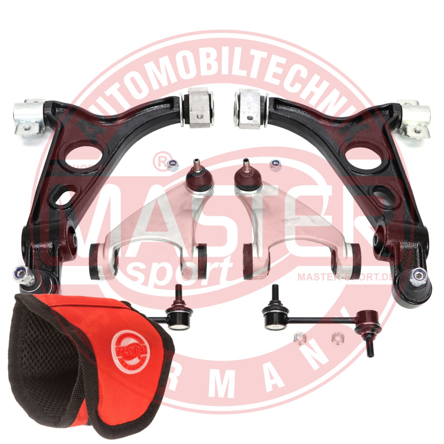 Control/Trailing Arm Kit, wheel suspension (36801/1-SET-MSM)