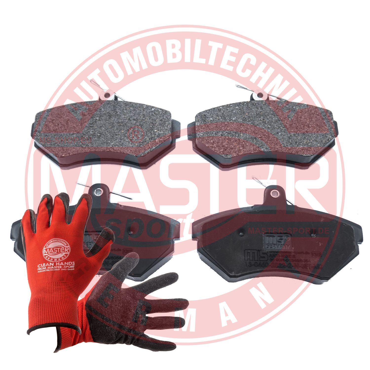 Brake Pad Set, disc brake (13046028222N-SET-MSP)