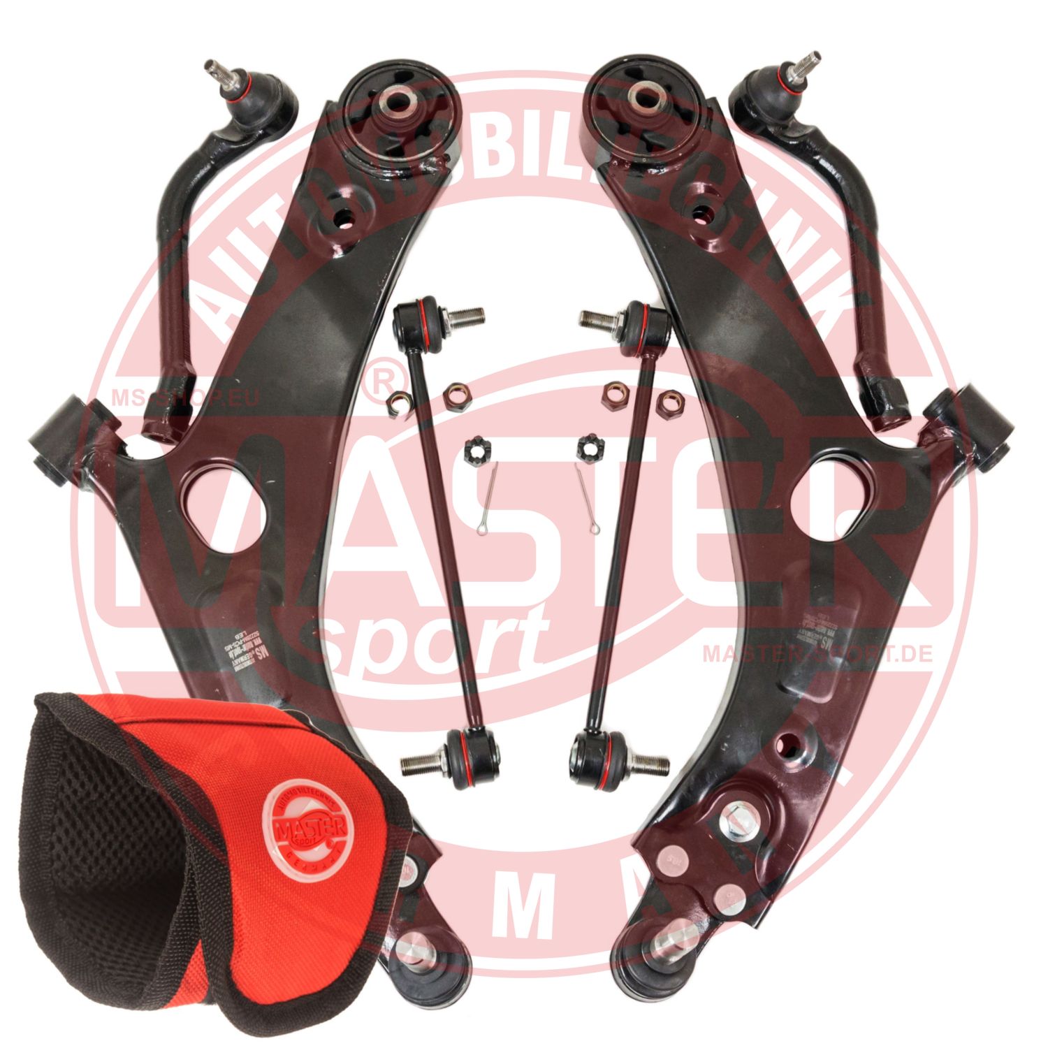 Control/Trailing Arm Kit, wheel suspension (36962-KIT-MSM)