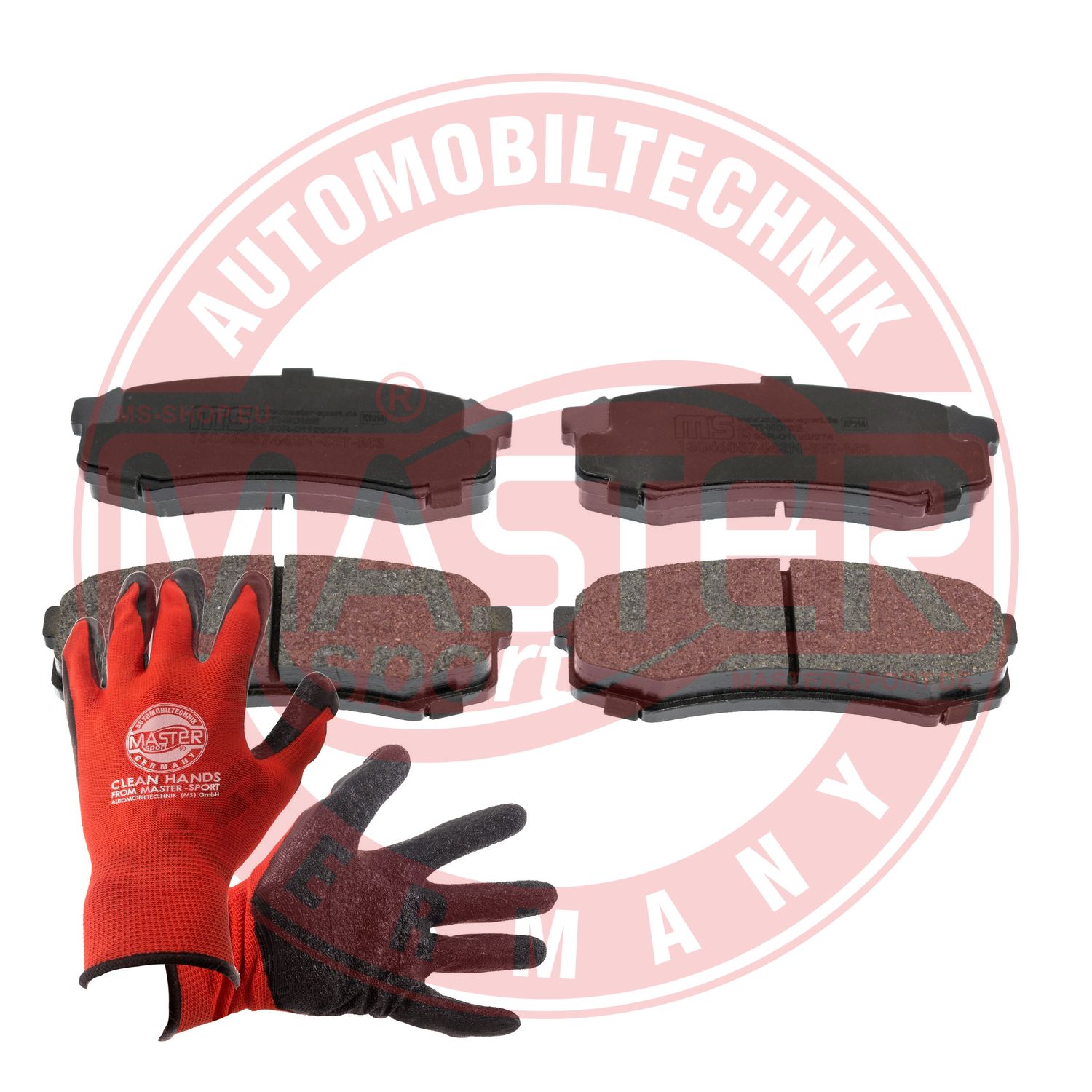 Brake Pad Set, disc brake (13046057442N-SET-MSP)