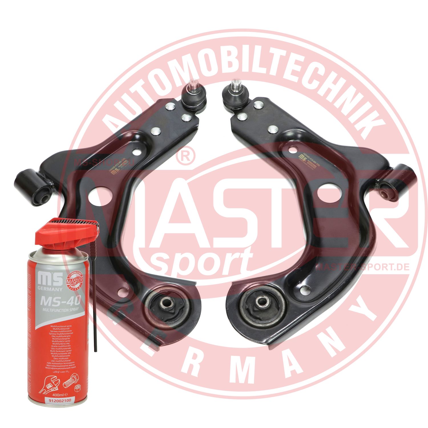 Control/Trailing Arm Kit, wheel suspension (36879/2-KIT-MSP)
