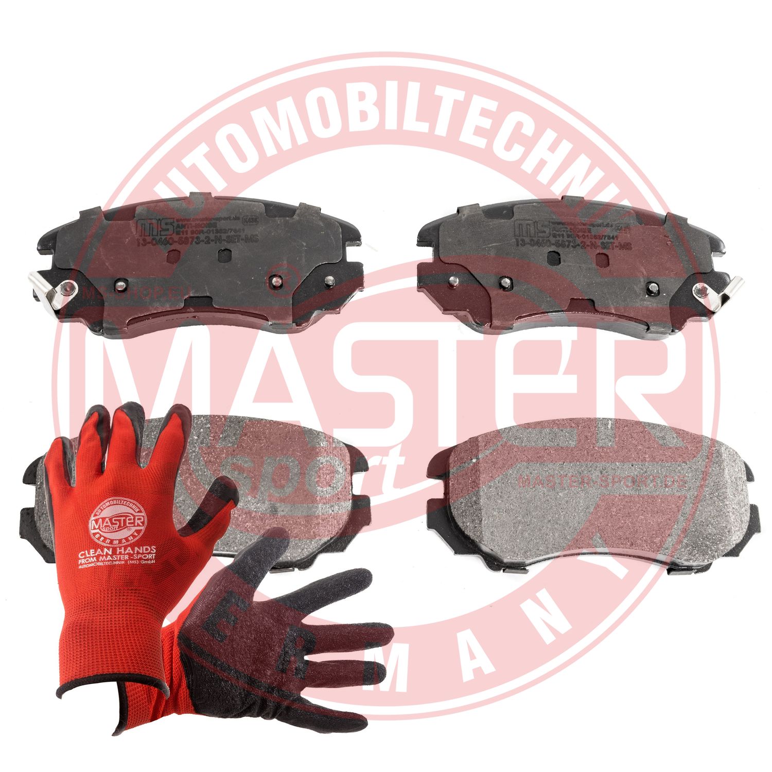 Brake Pad Set, disc brake (13046058732N-SET-MSP)