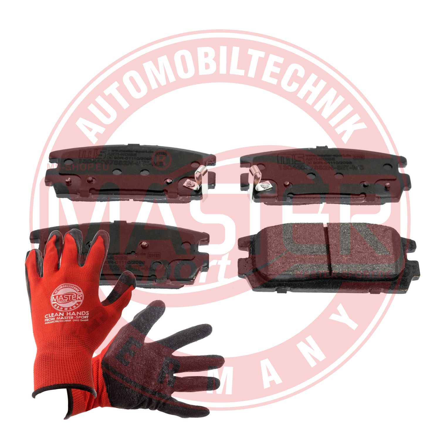 Brake Pad Set, disc brake (13046057882N-SET-MSP)