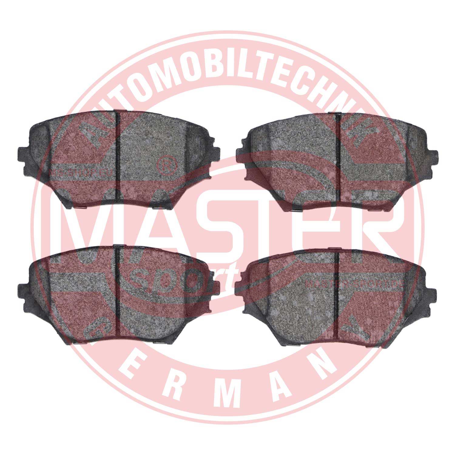 Brake Pad Set, disc brake (13046058482N-SET-MS)