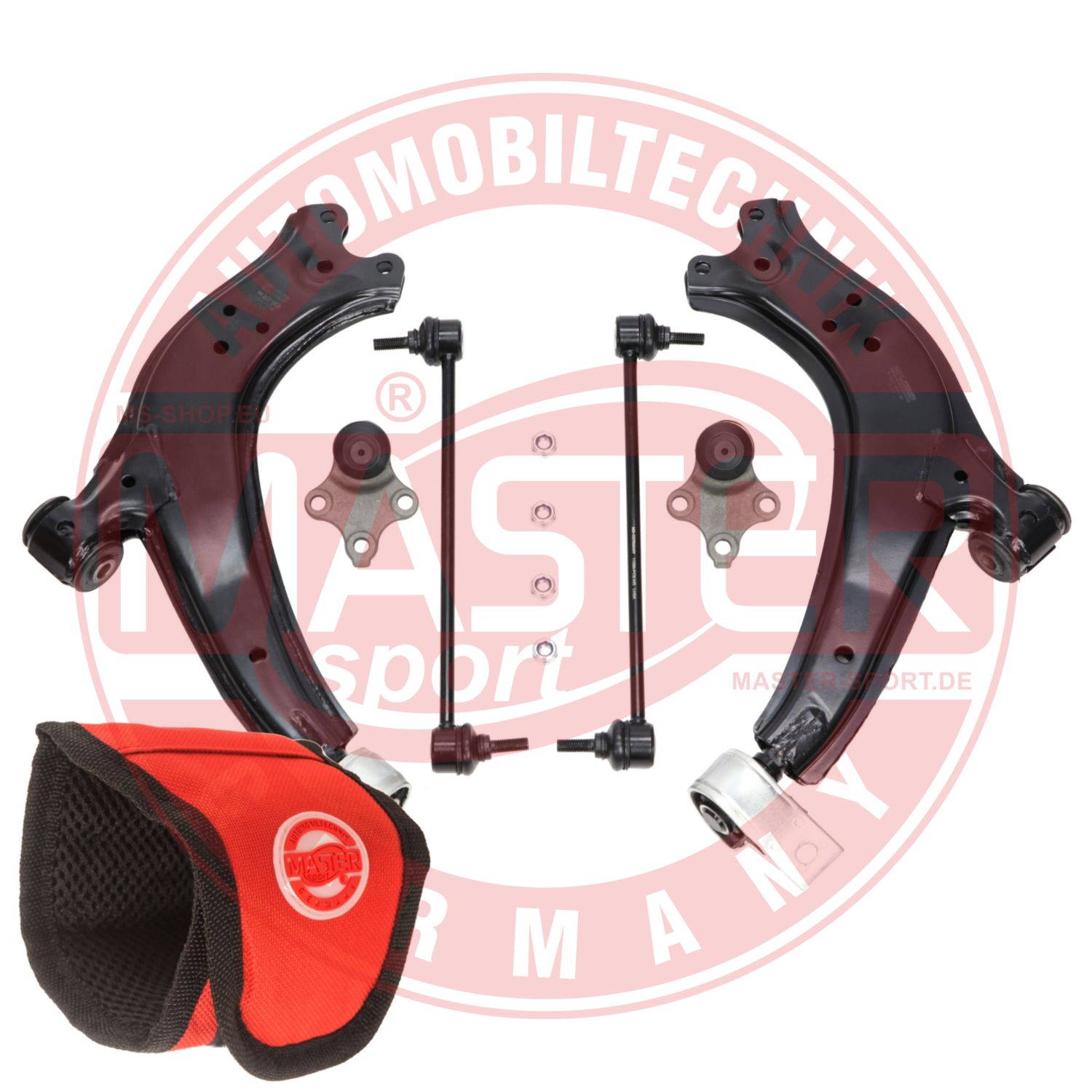 Control/Trailing Arm Kit, wheel suspension (37170/1-KIT-MSM)