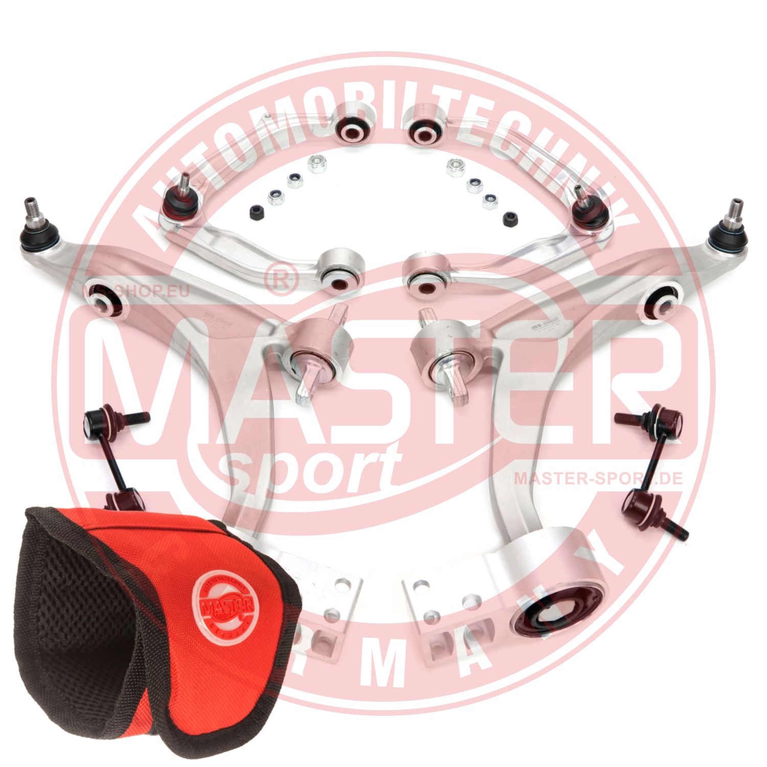 Control/Trailing Arm Kit, wheel suspension (37006/1-KIT-MSM)