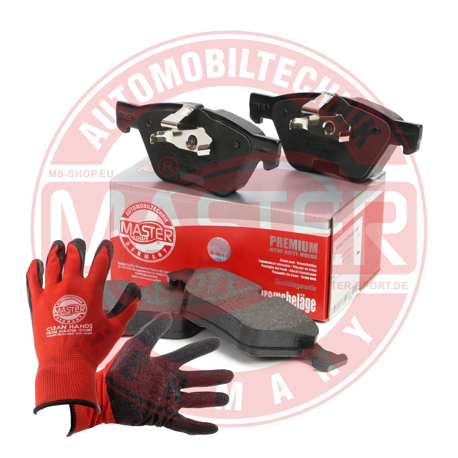 Brake Pad Set, disc brake (13046071762N-SET-MSP)