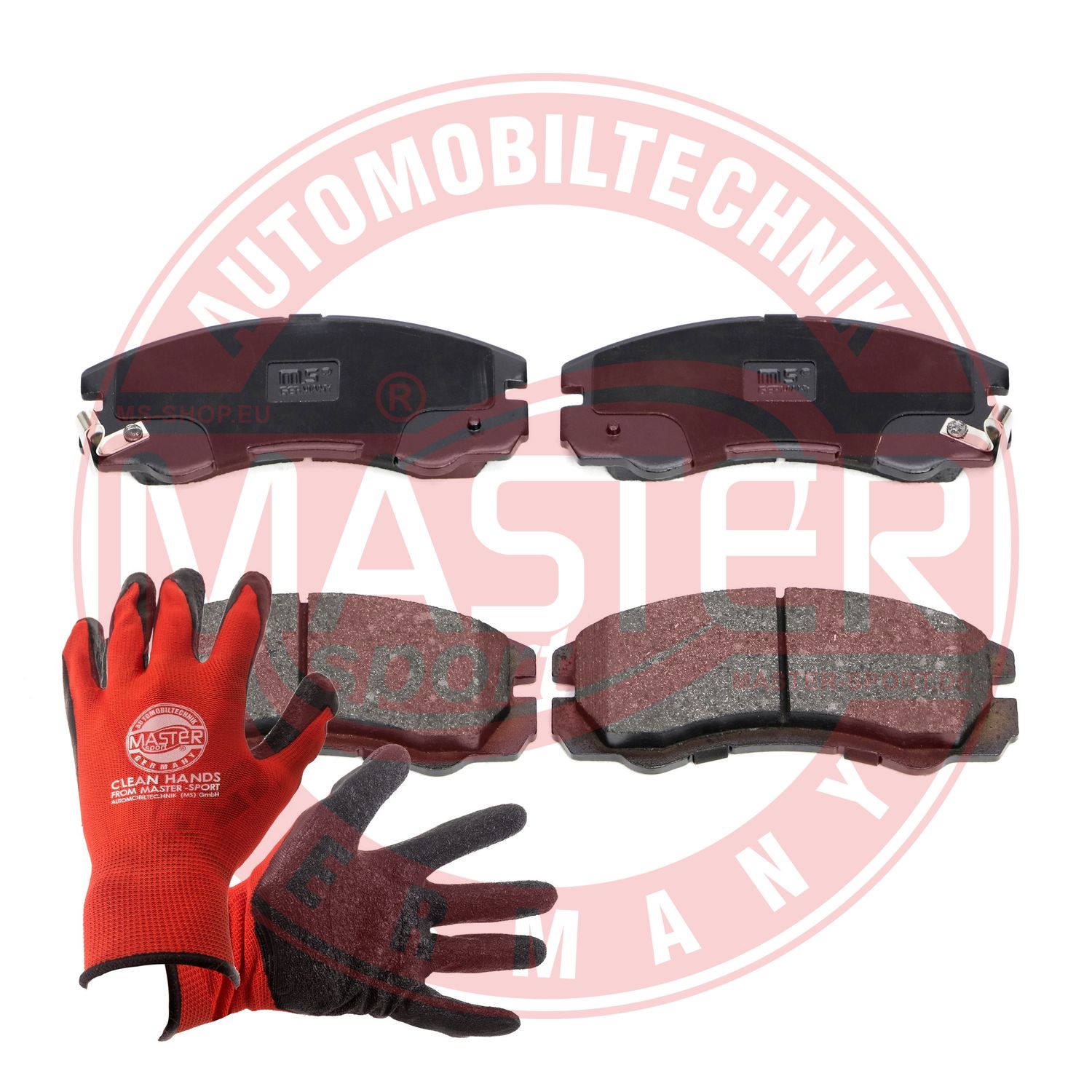 Brake Pad Set, disc brake (13046059262N-SET-MSP)