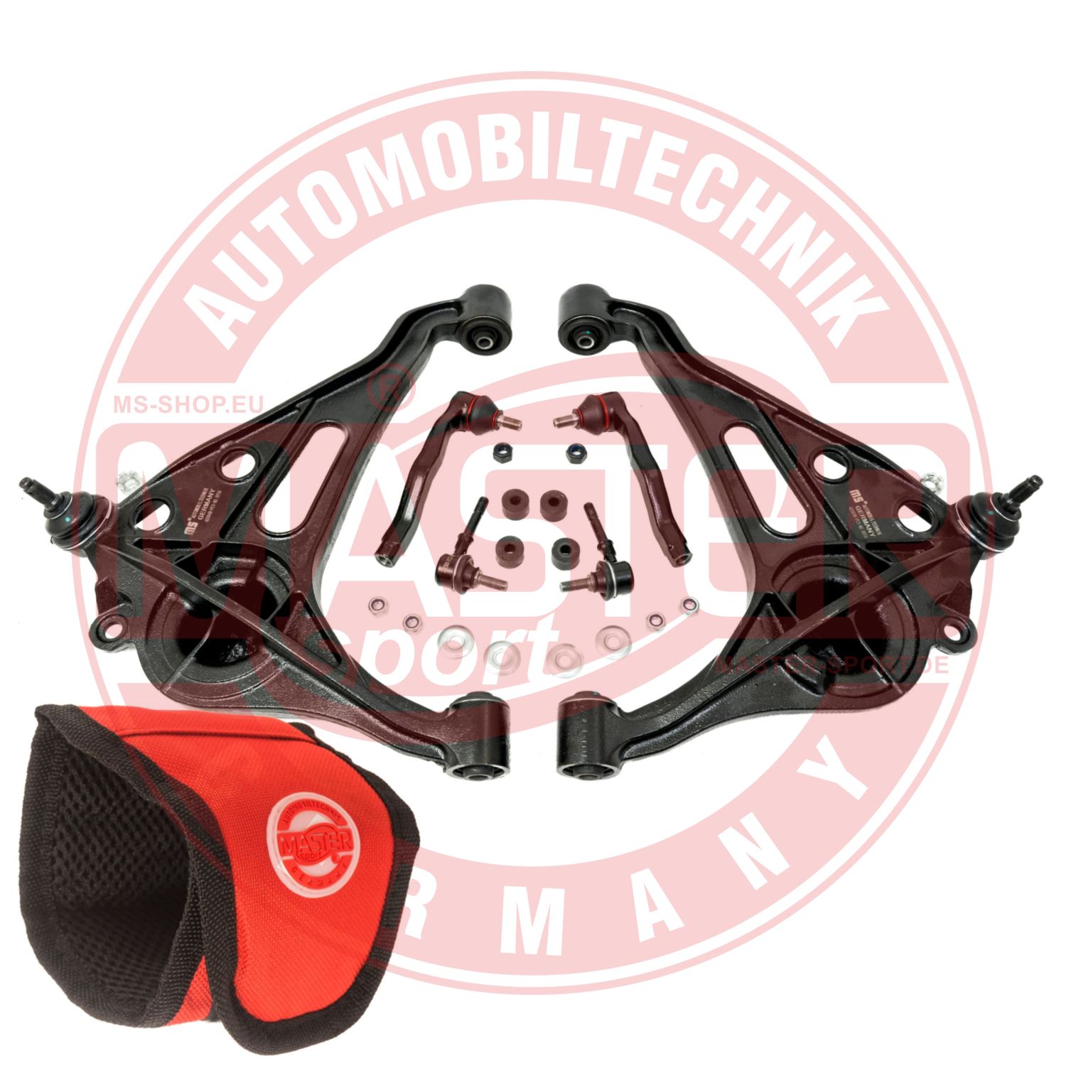 Control/Trailing Arm Kit, wheel suspension (36875-KIT-MSM)