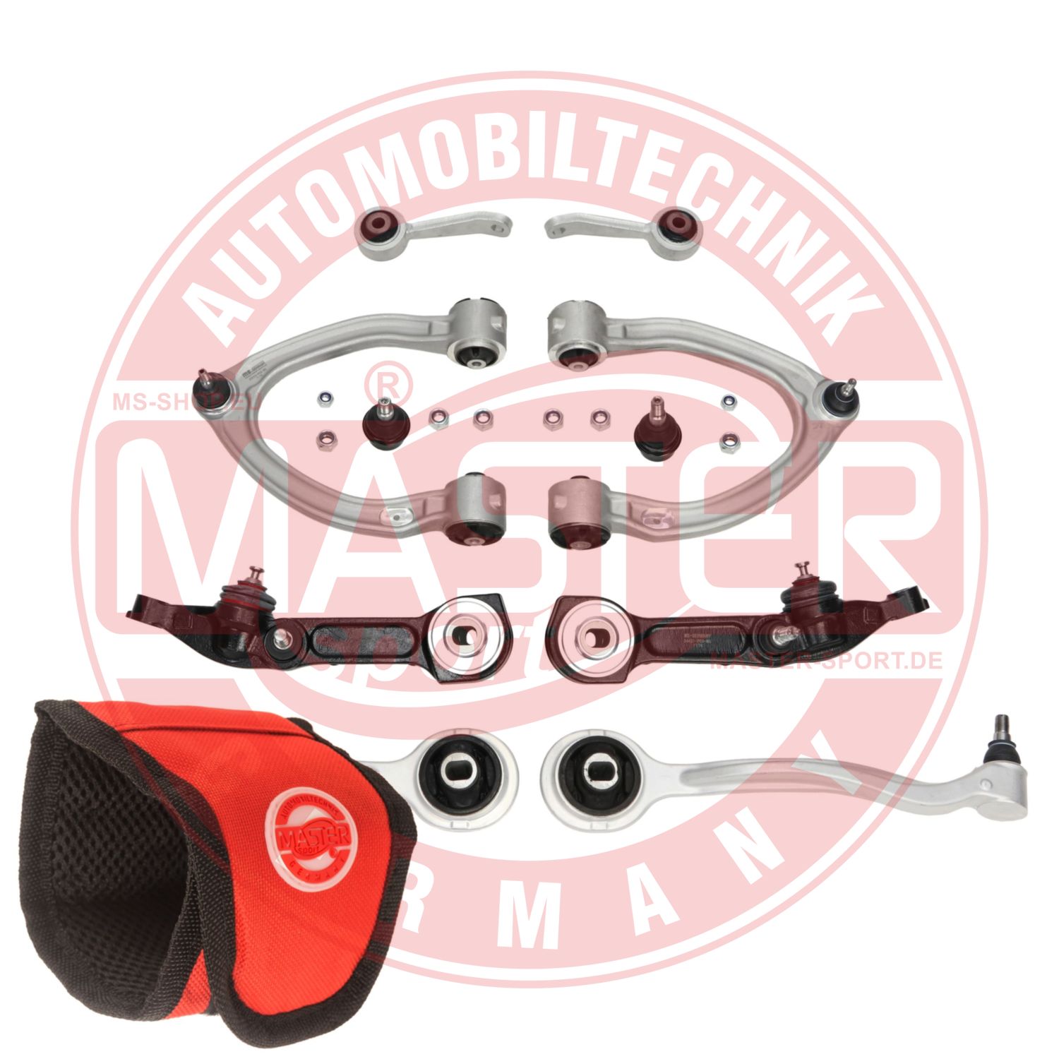 Control/Trailing Arm Kit, wheel suspension (37141/1-KIT-MSM)