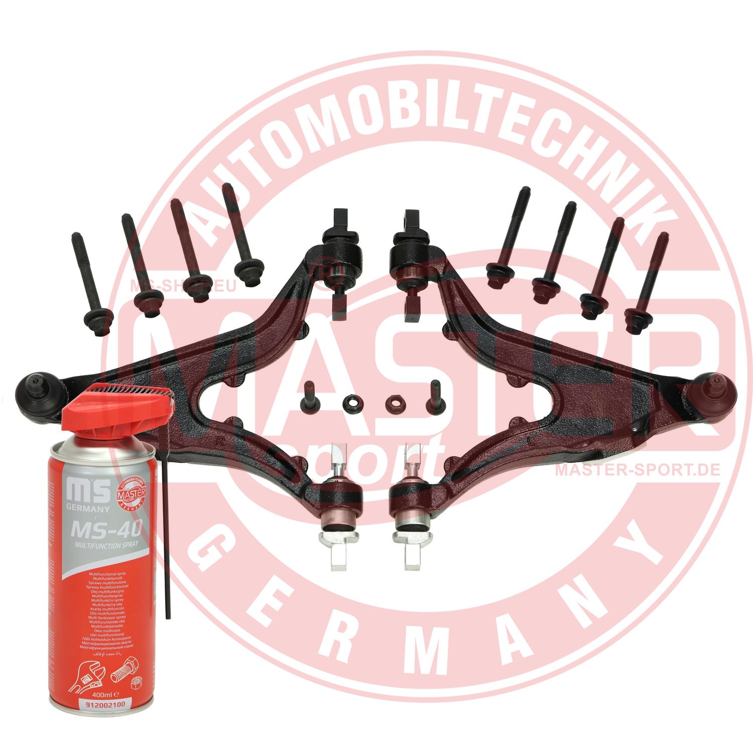 Control/Trailing Arm Kit, wheel suspension (37046-KIT-MSP)