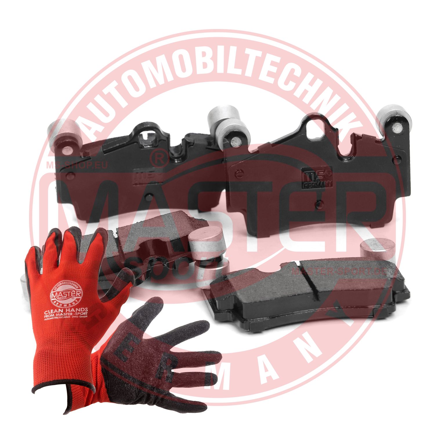 Brake Pad Set, disc brake (13046049762K-SET-MSP)