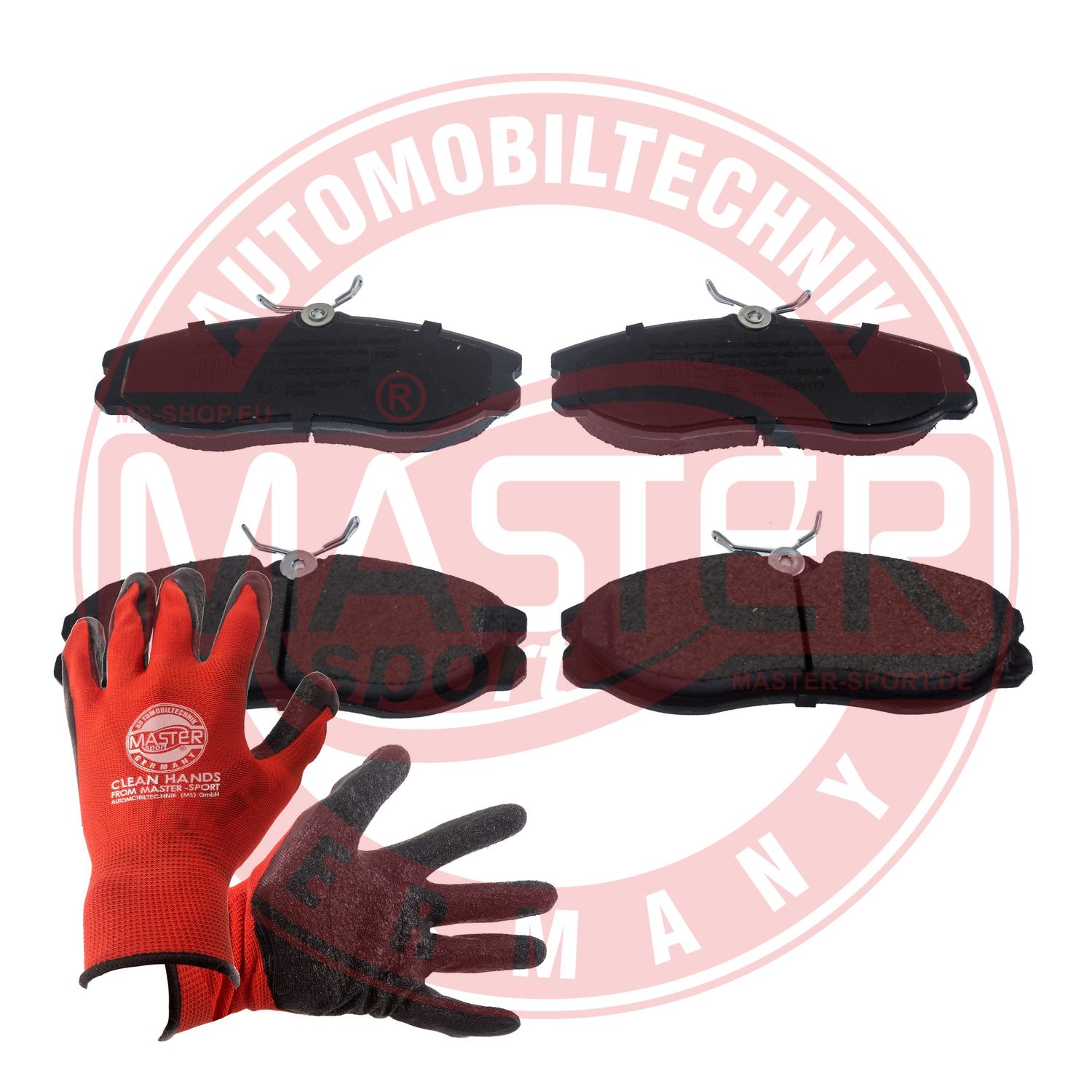 Brake Pad Set, disc brake (13046059592N-SET-MSP)
