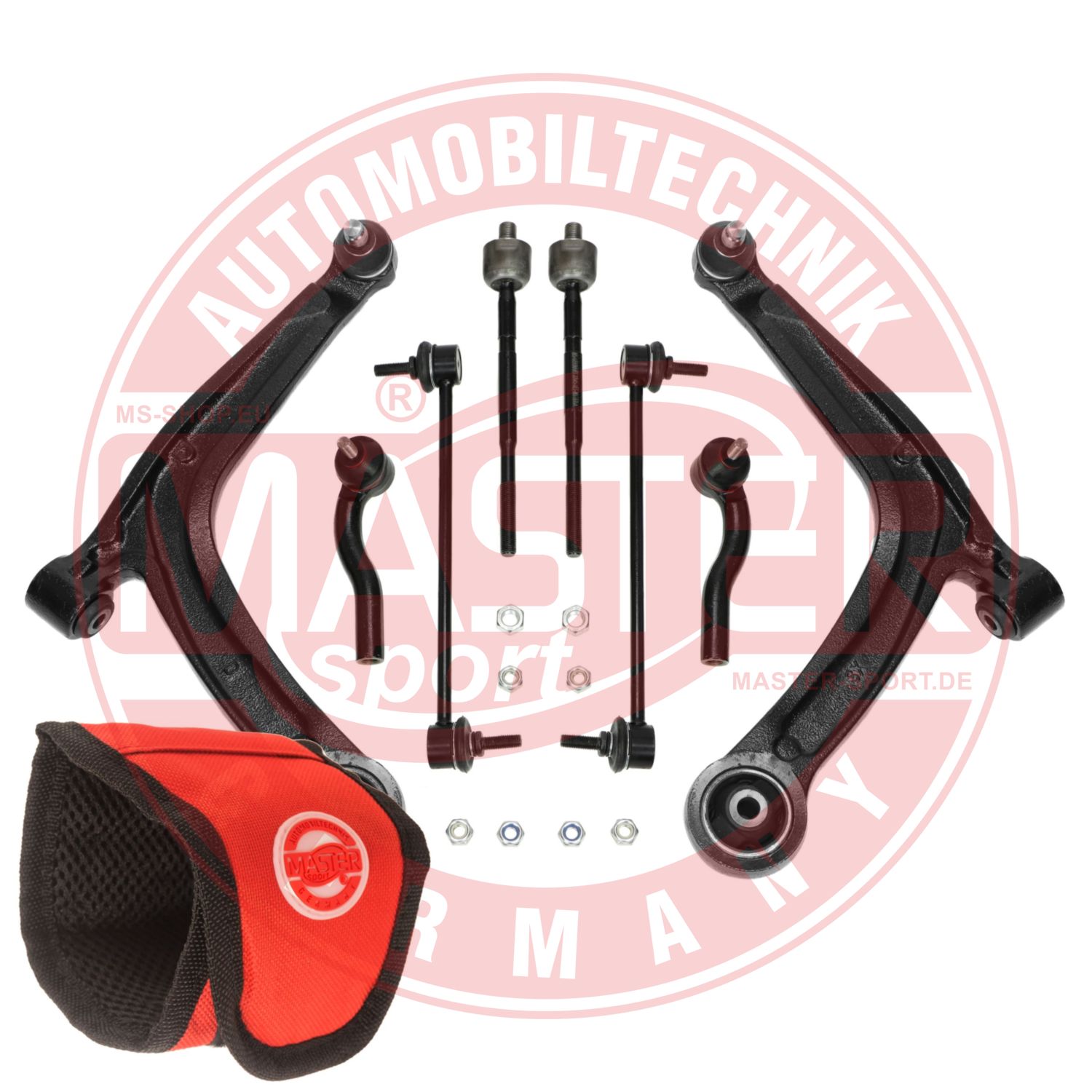 Control/Trailing Arm Kit, wheel suspension (36971/1-KIT-MSM)