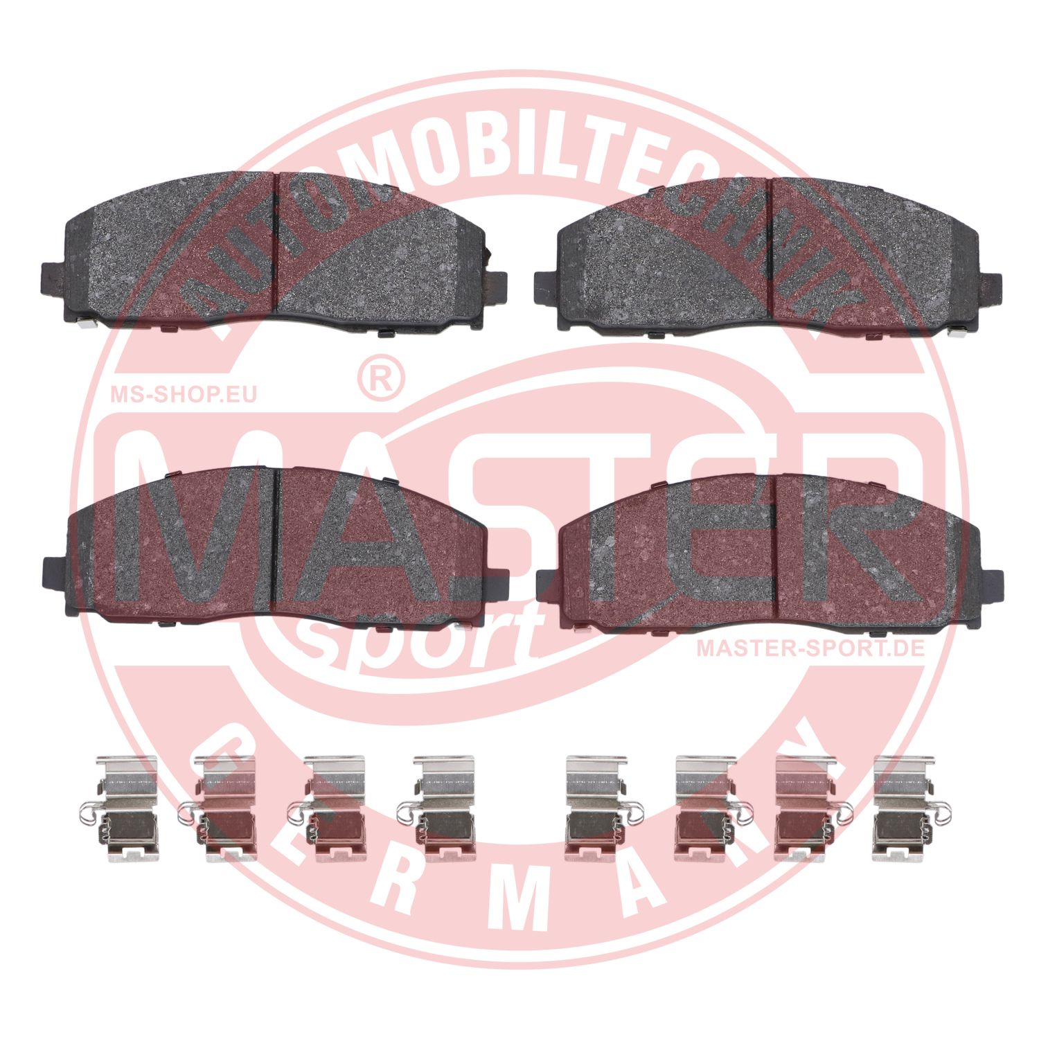 Brake Pad Set, disc brake (13046056802N-SET-MS)