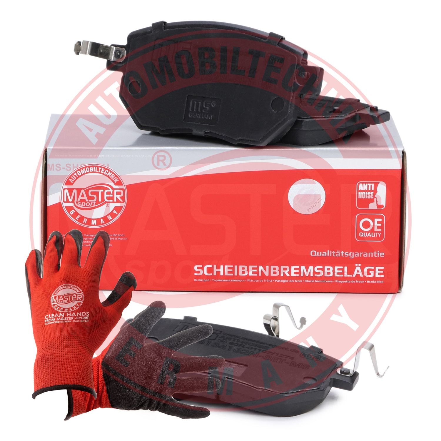 Brake Pad Set, disc brake (13046134162N-SET-MSP)