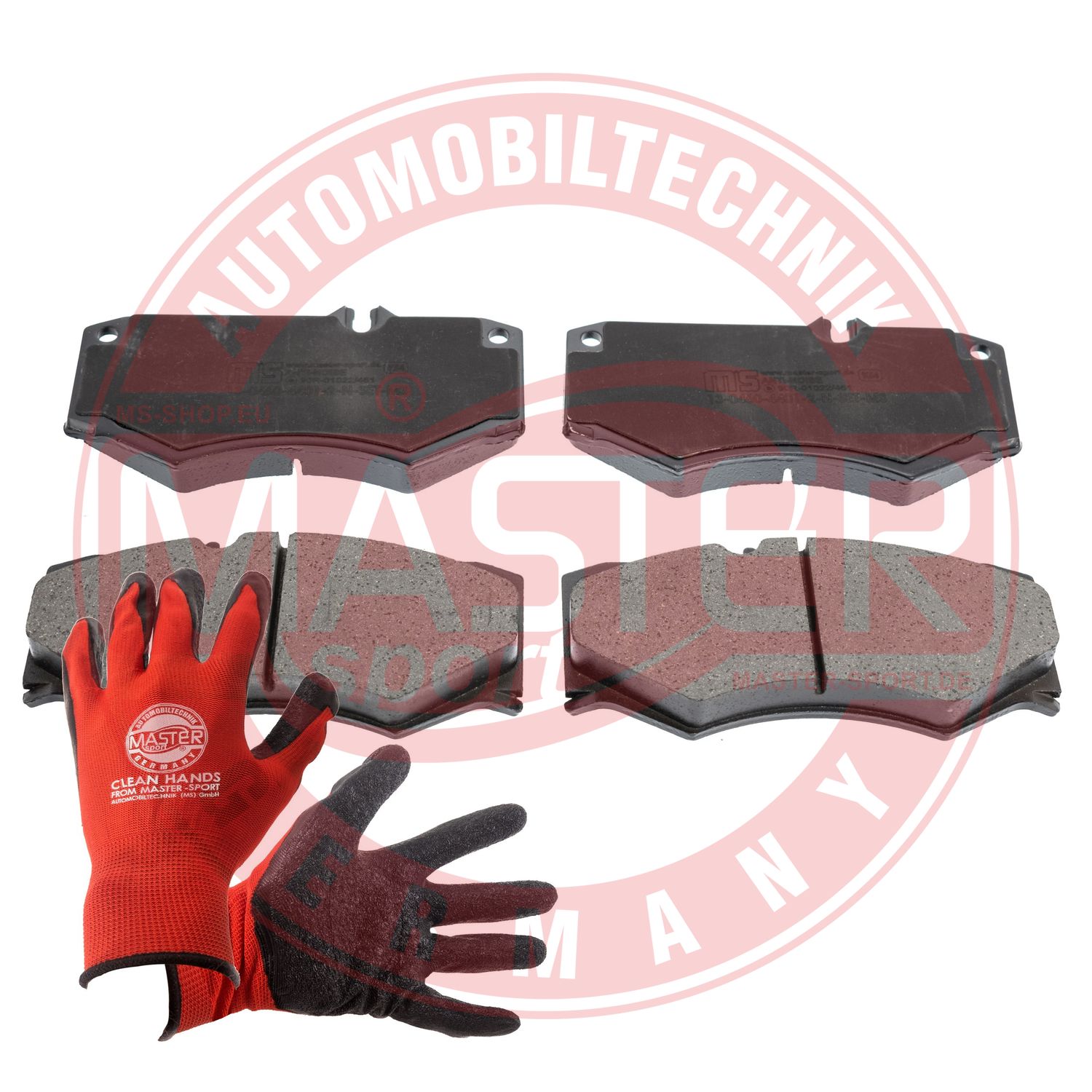Brake Pad Set, disc brake (13046044012N-SET-MSP)