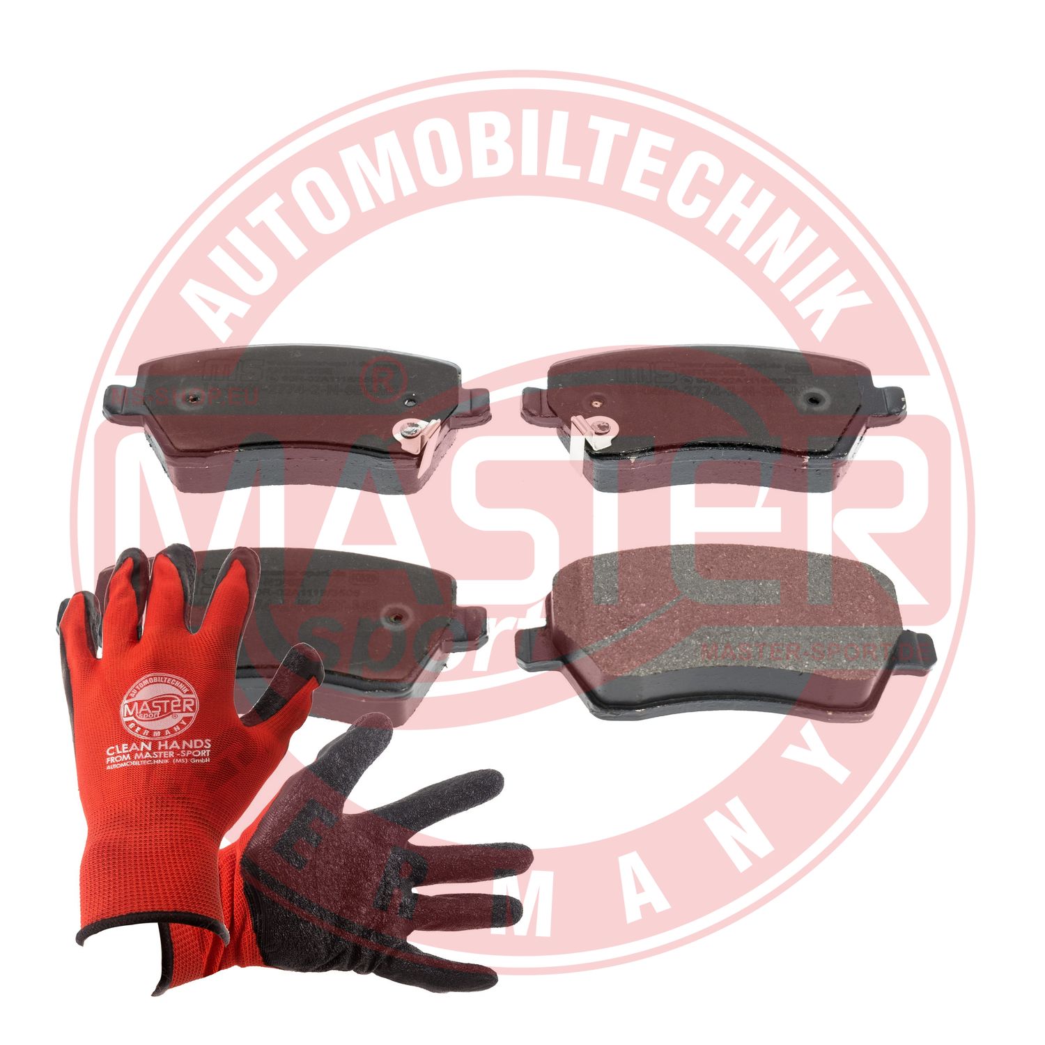 Brake Pad Set, disc brake (13046027742N-SET-MSP)