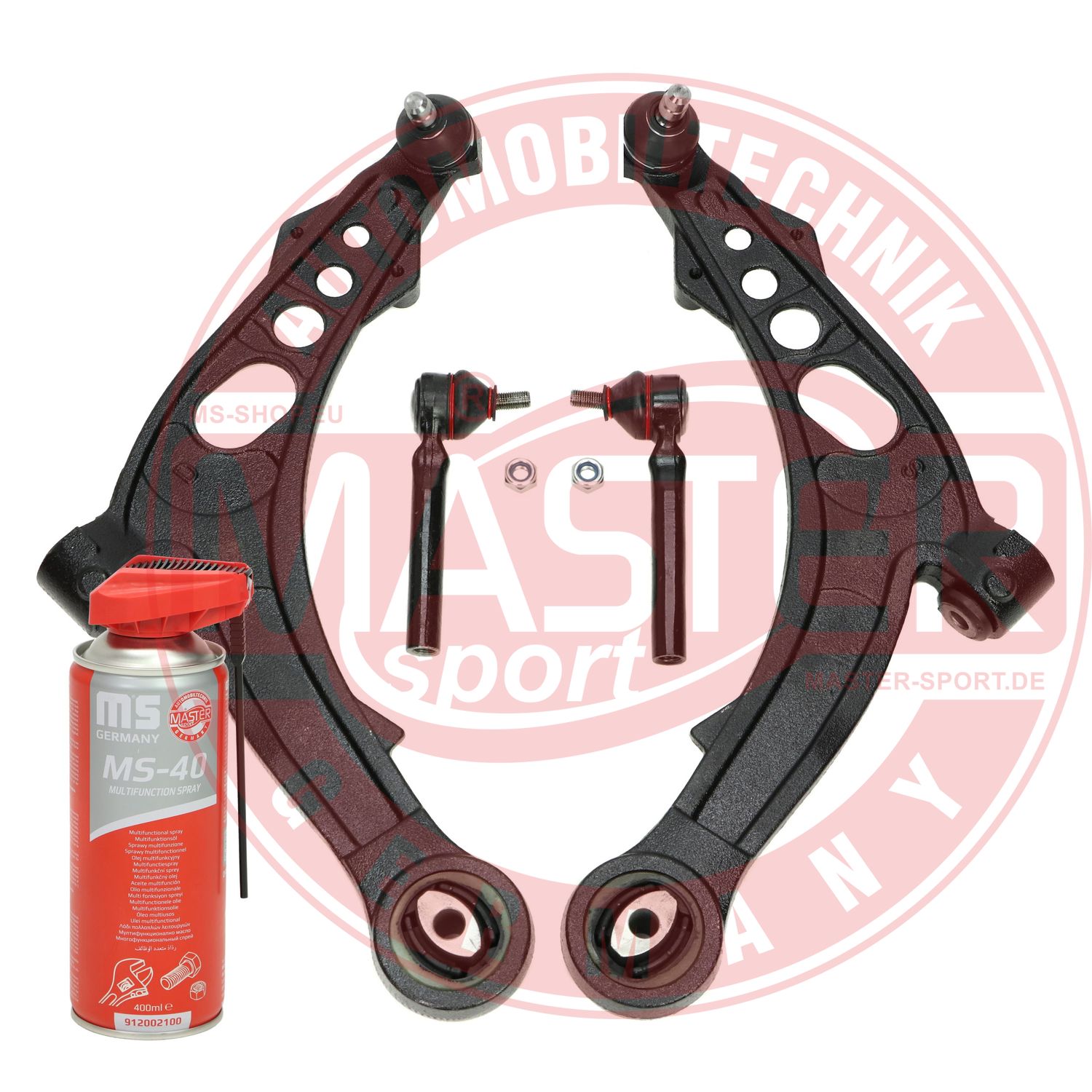 Control/Trailing Arm Kit, wheel suspension (37017-KIT-MSP)