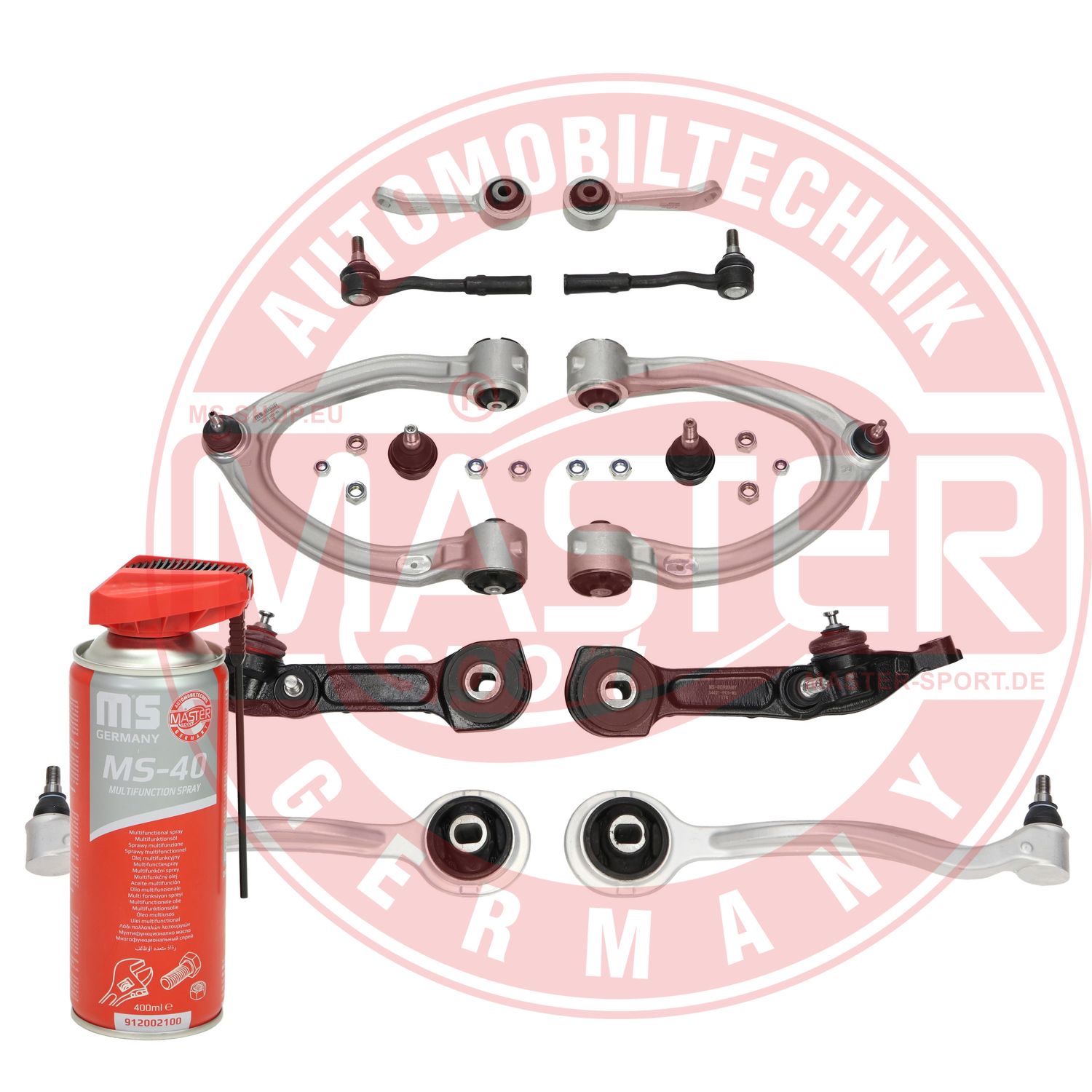 Control/Trailing Arm Kit, wheel suspension (37141/2-KIT-MSP)
