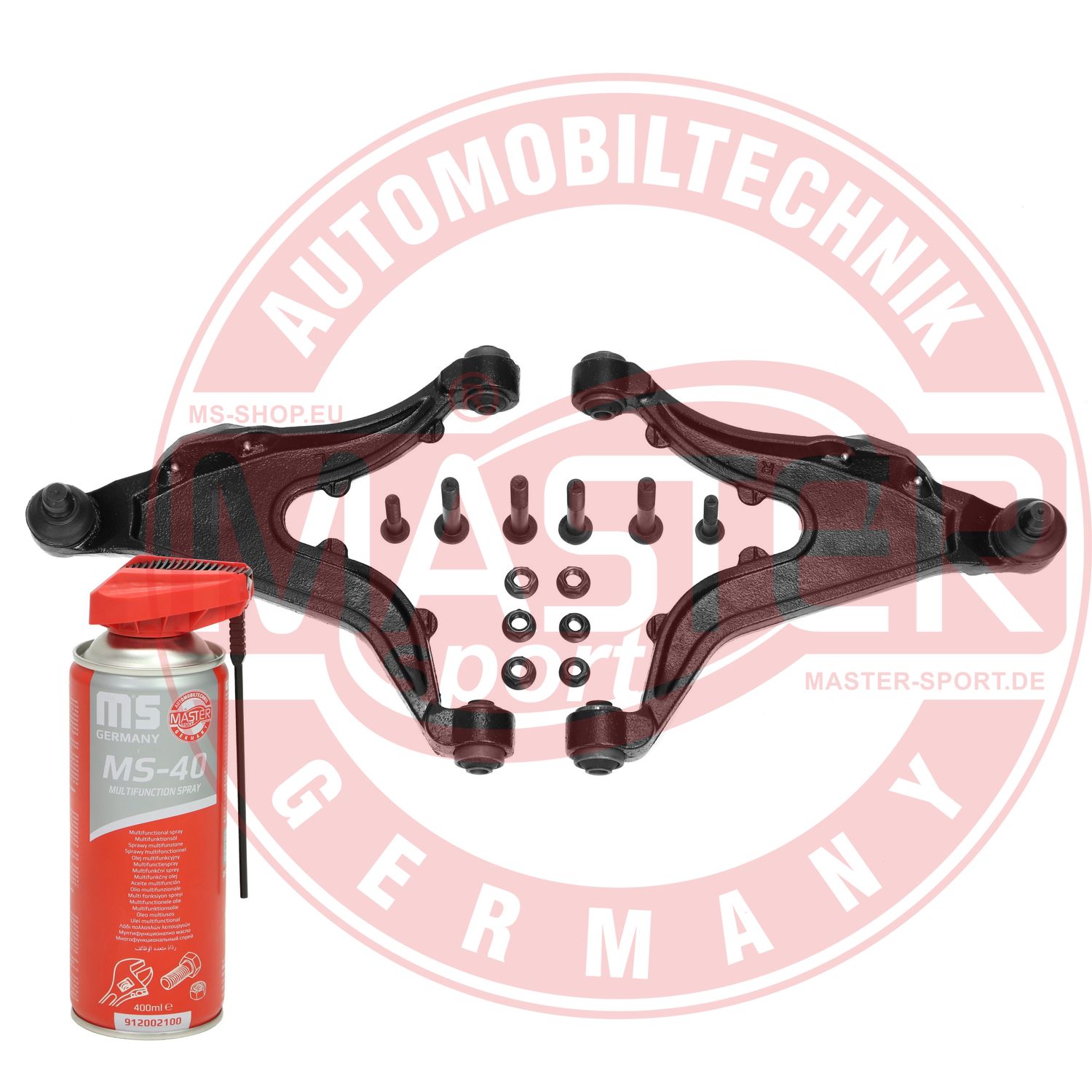 Control/Trailing Arm Kit, wheel suspension (37045-KIT-MSP)