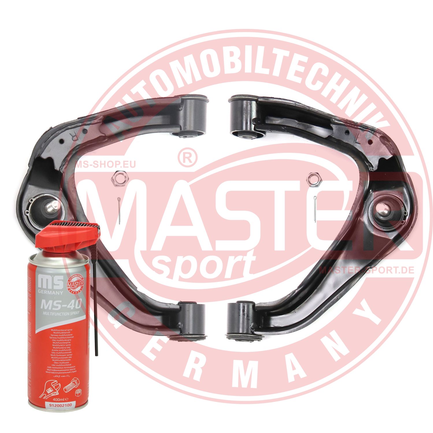 Control/Trailing Arm Kit, wheel suspension (36940/1-KIT-MSP)