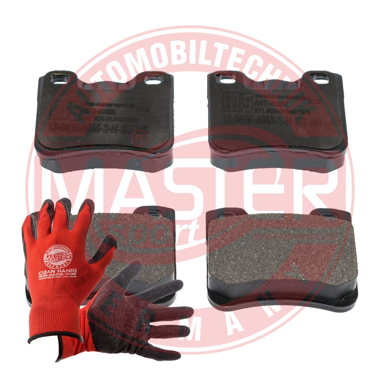 Brake Pad Set, disc brake (13046040662N-SET-MSP)
