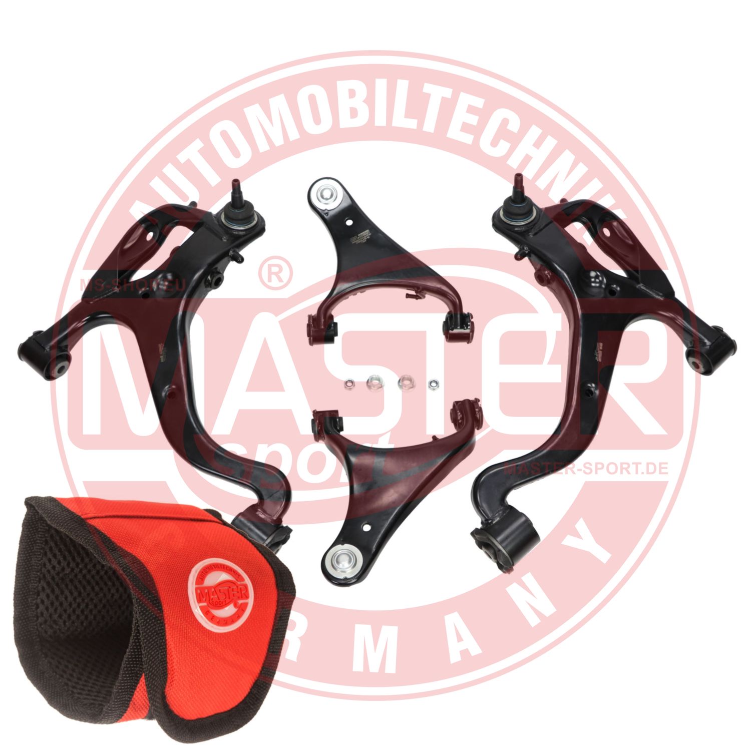 Control/Trailing Arm Kit, wheel suspension (37152-KIT-MSM)