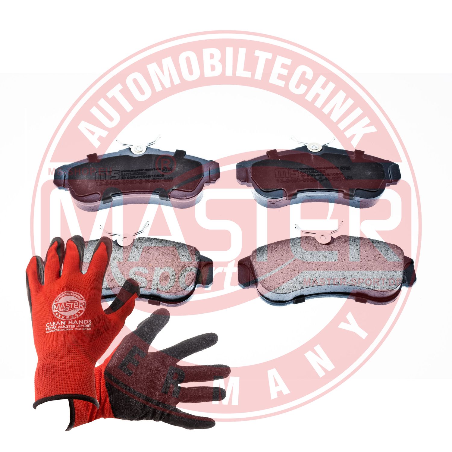 Brake Pad Set, disc brake (13046059502N-SET-MSP)