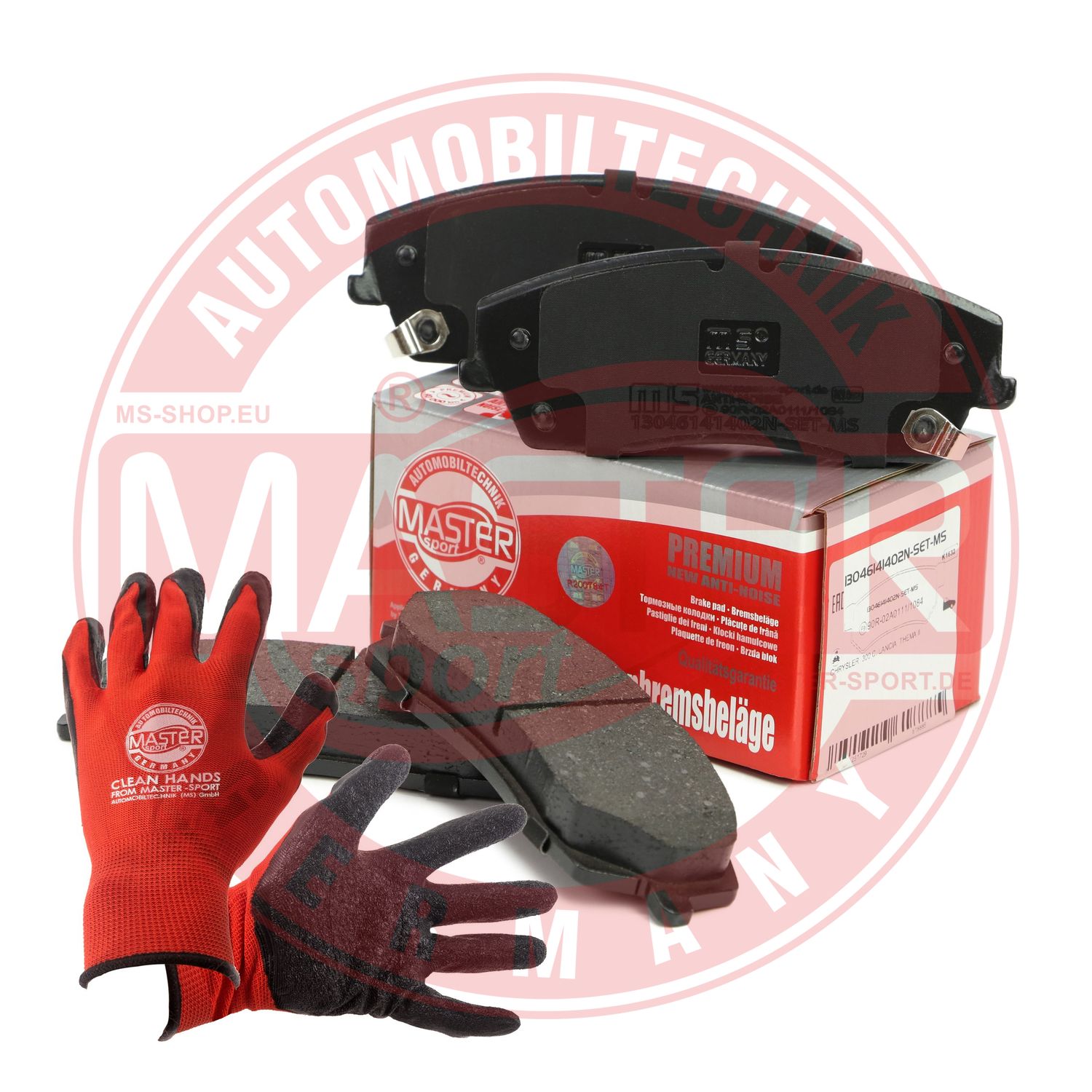 Brake Pad Set, disc brake (13046141402N-SET-MSP)
