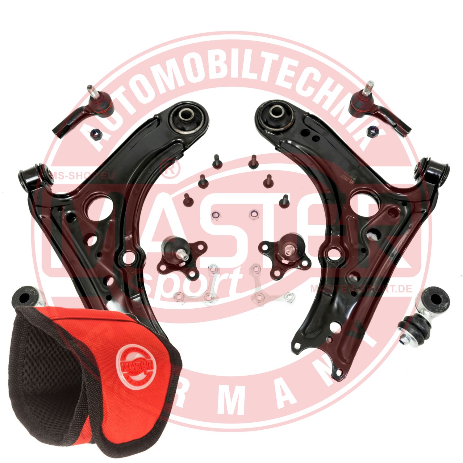 Control/Trailing Arm Kit, wheel suspension (36890/2-KIT-MSM)