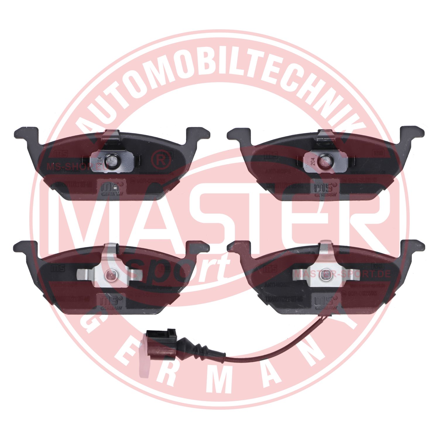 Brake Pad Set, disc brake (13046071172T-SET-MS)