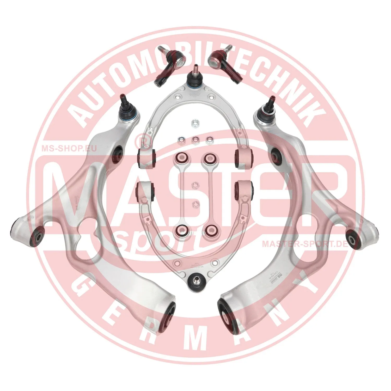 Control/Trailing Arm Kit, wheel suspension (37148/2-KIT-MS)