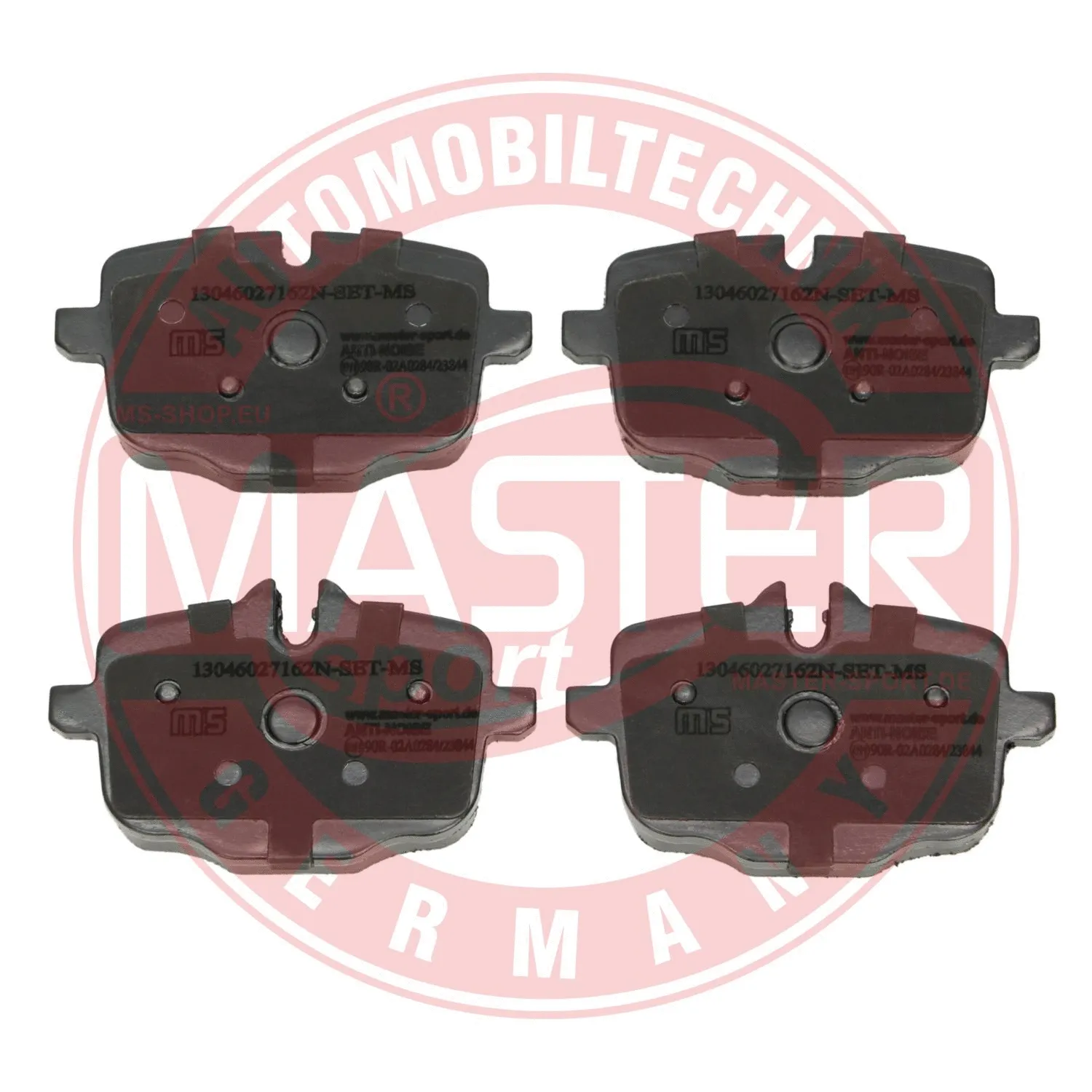 Brake Pad Set, disc brake (13046027162N-SET-MS)
