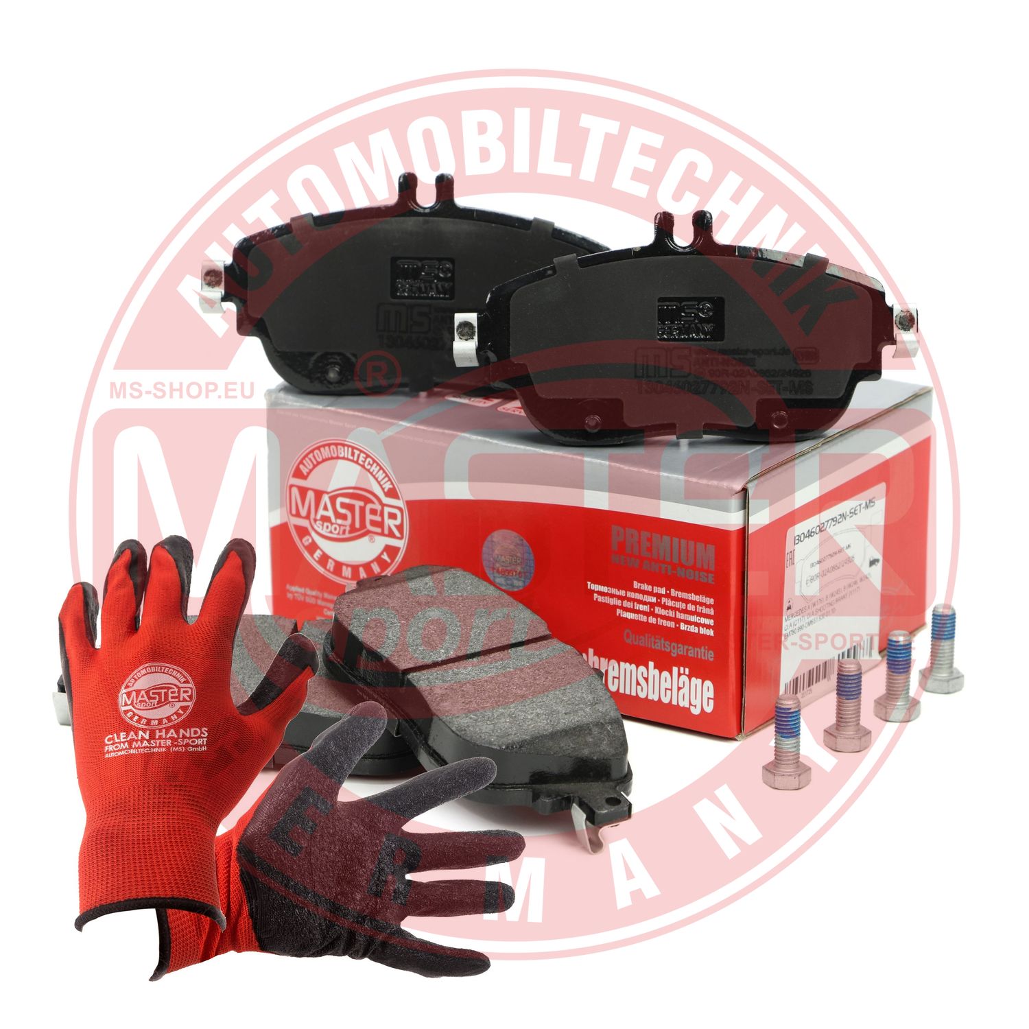 Brake Pad Set, disc brake (13046027792N-SET-MSP)